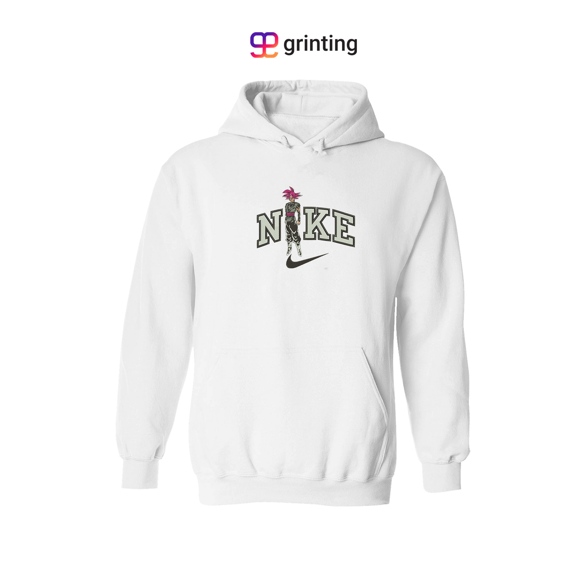 Nike Goku Black Embroidered Sweatshirt & Shirt – Premium Comfort and Style