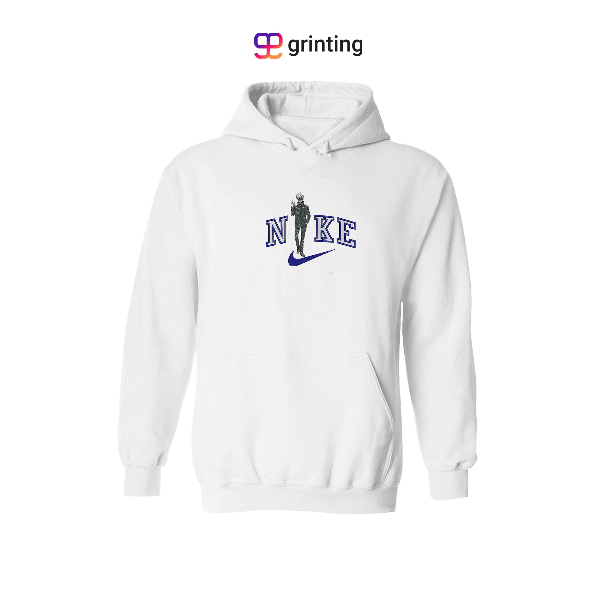 Nike Gojo Satoru Embroidered Sweatshirt & Shirt – Premium Comfort and Style