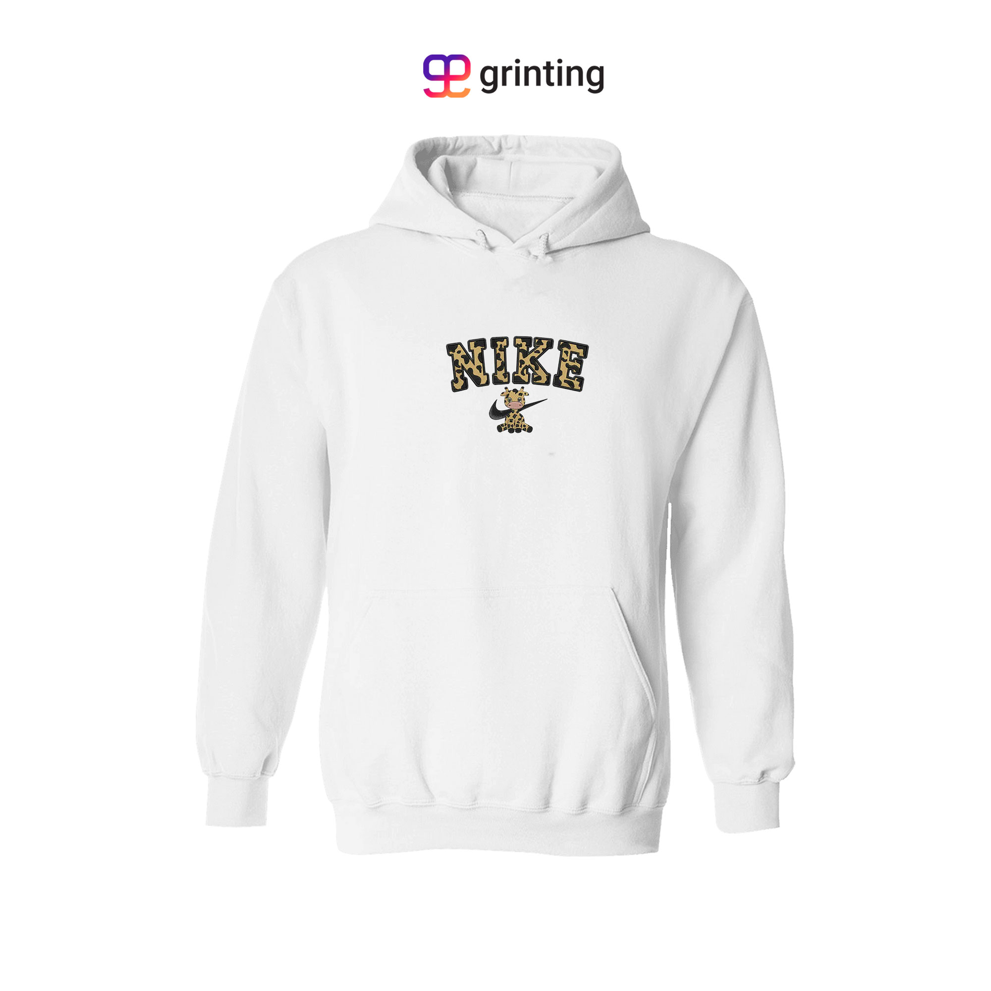 Nike Giraffe Embroidered Sweatshirt & Shirt – Premium Comfort and Style
