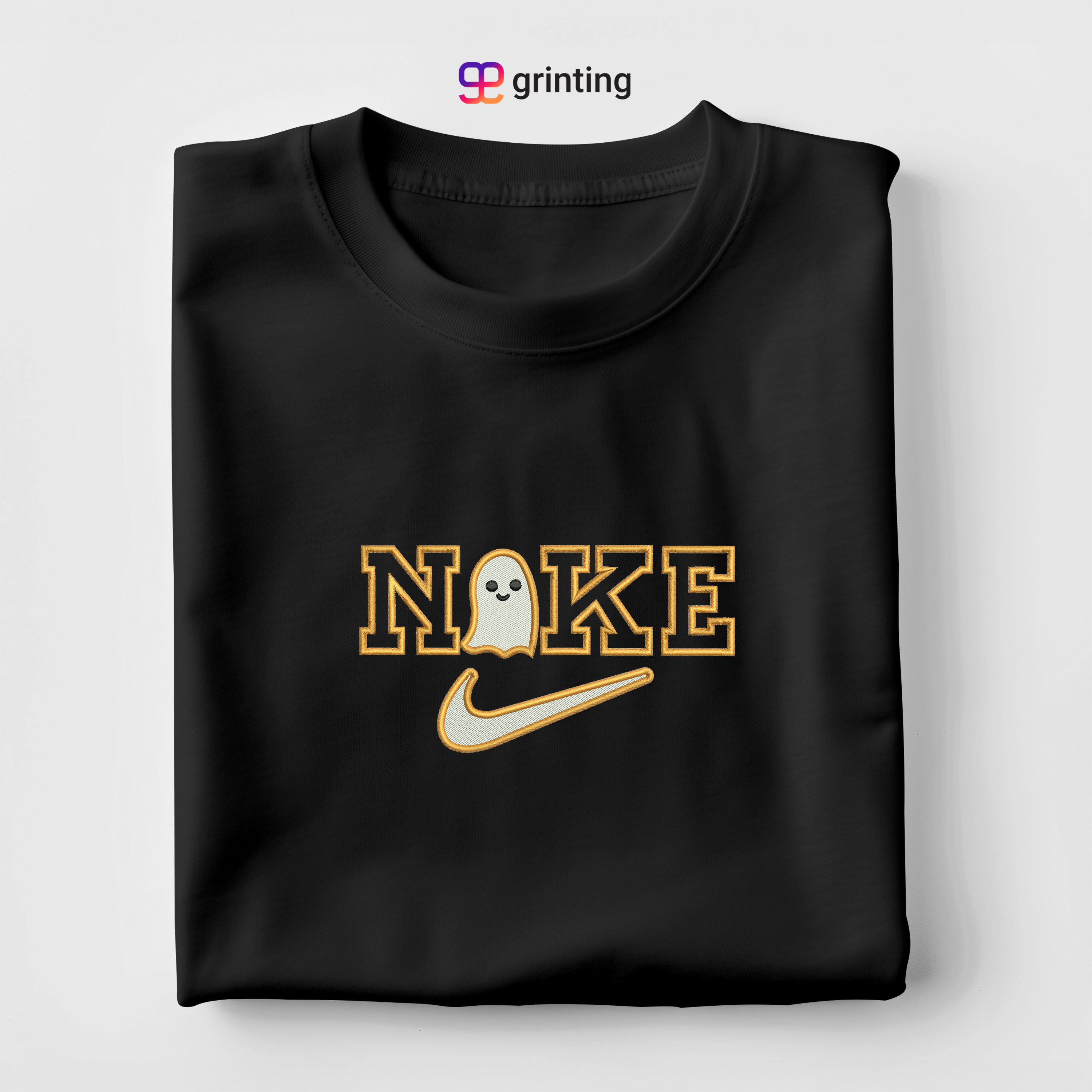 Nike Ghost Sweet Embroidered Sweatshirt & Shirt – Premium Comfort and Style