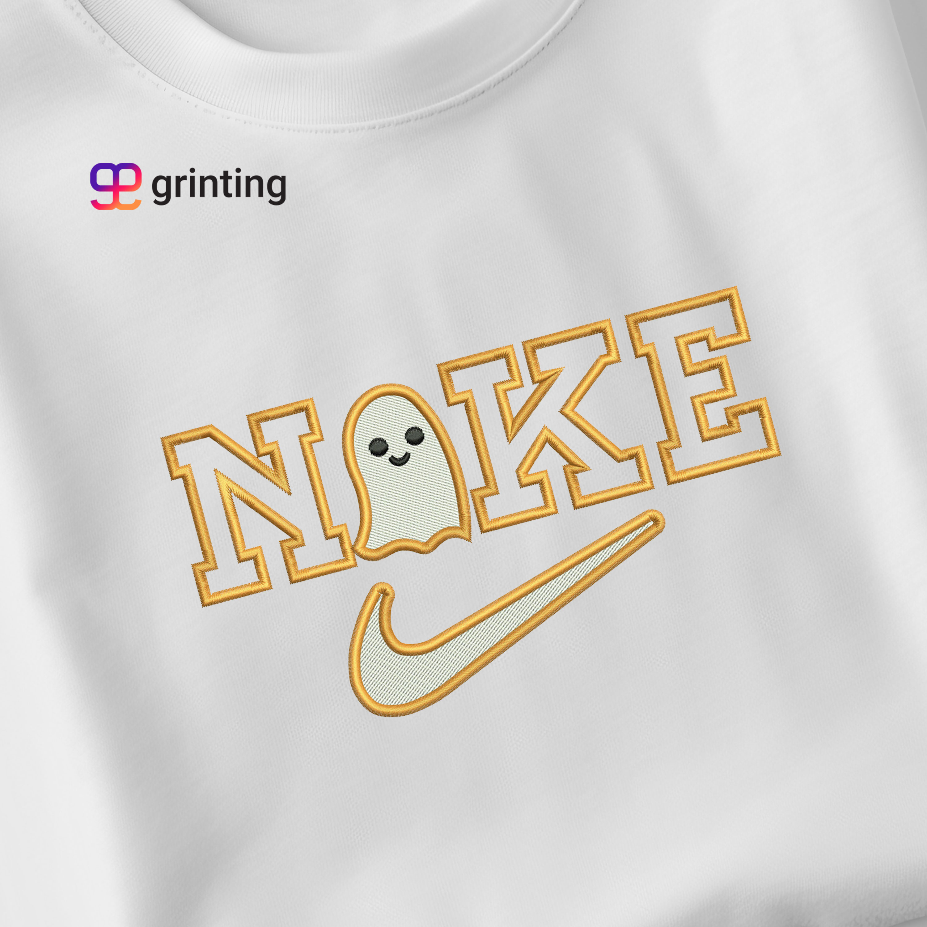 Nike Ghost Sweet Embroidered Sweatshirt & Shirt – Premium Comfort and Style