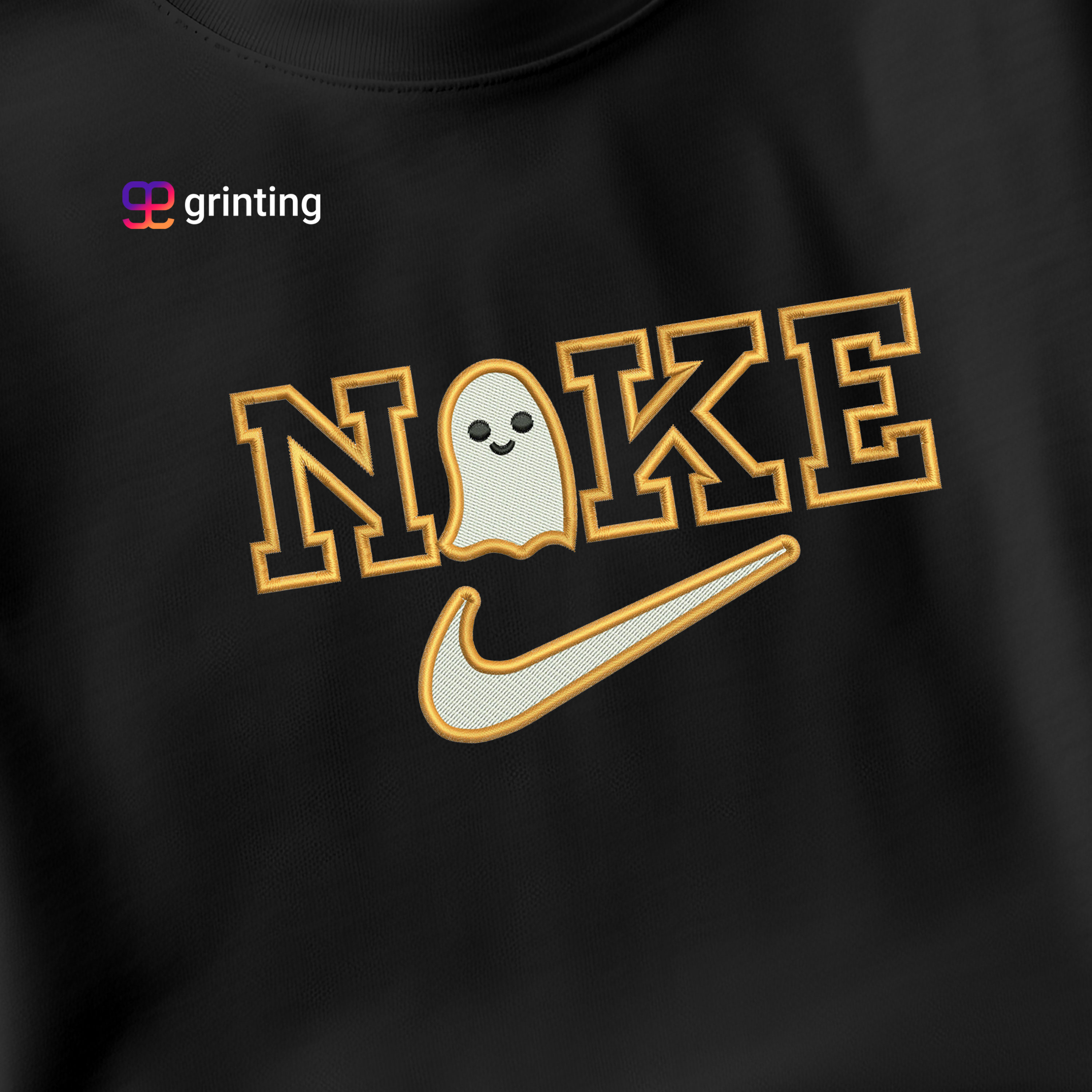 Nike Ghost Sweet Embroidered Sweatshirt & Shirt – Premium Comfort and Style