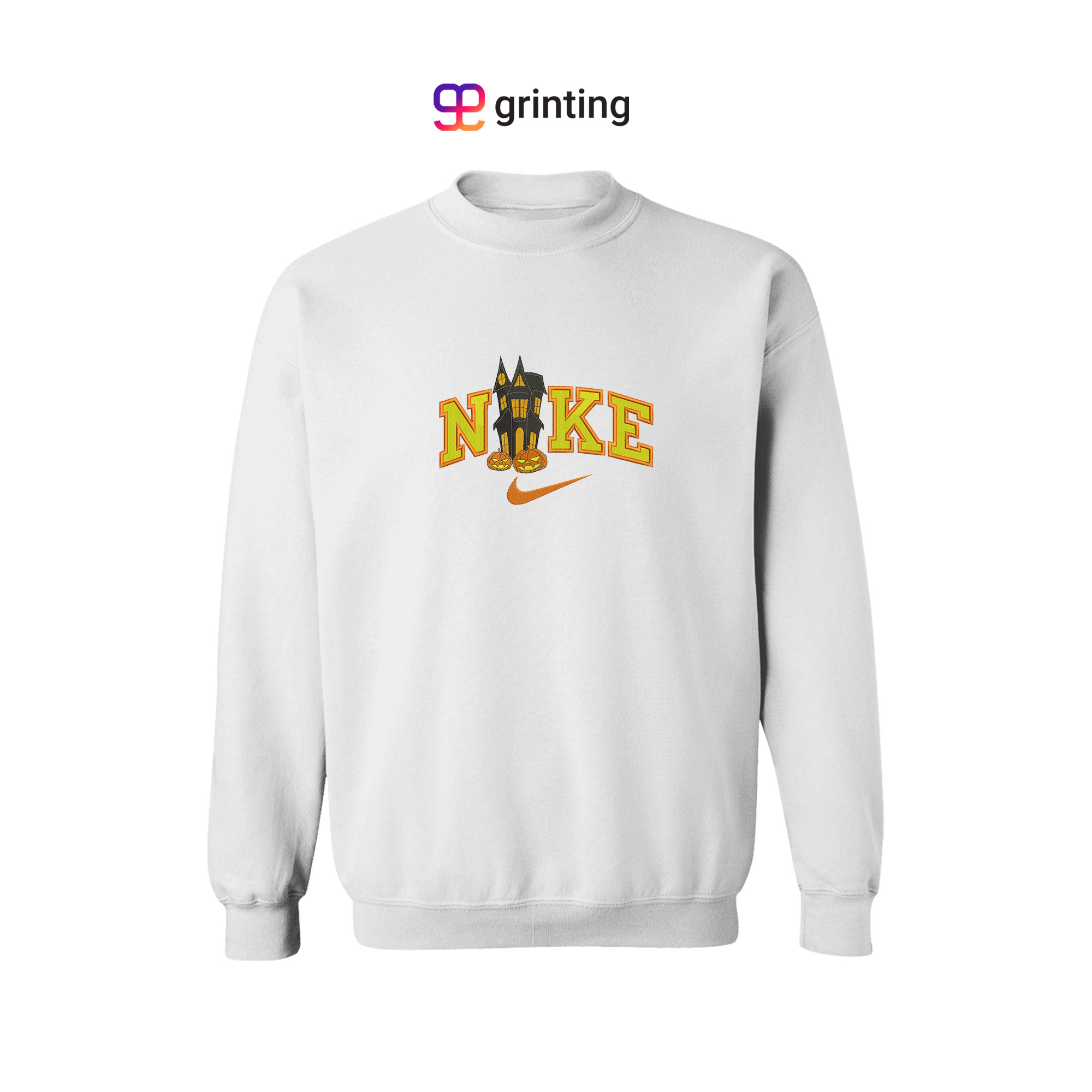 Nike Ghost House Embroidered Sweatshirt & Shirt – Premium Comfort and Style