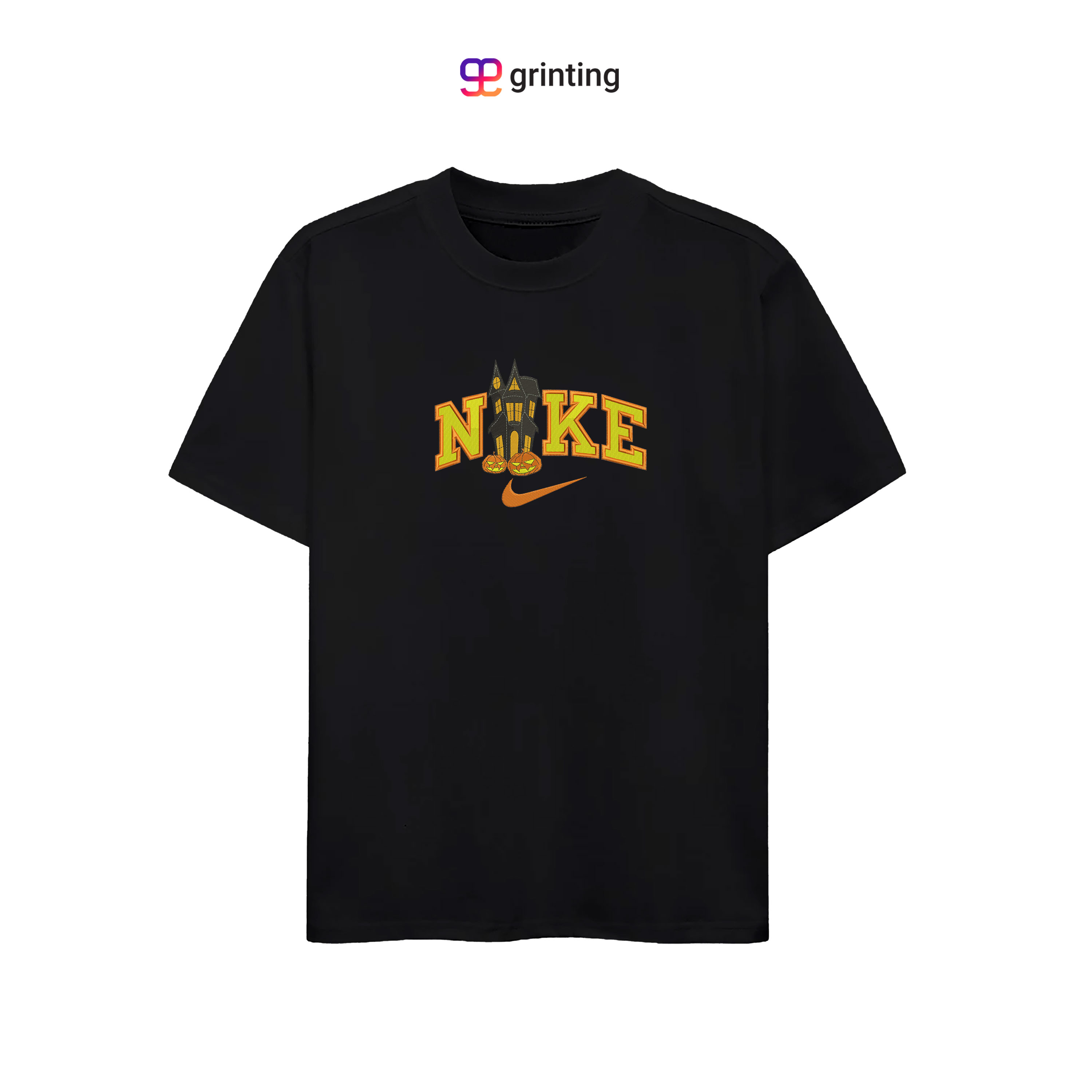 Nike Ghost House Embroidered Sweatshirt & Shirt – Premium Comfort and Style