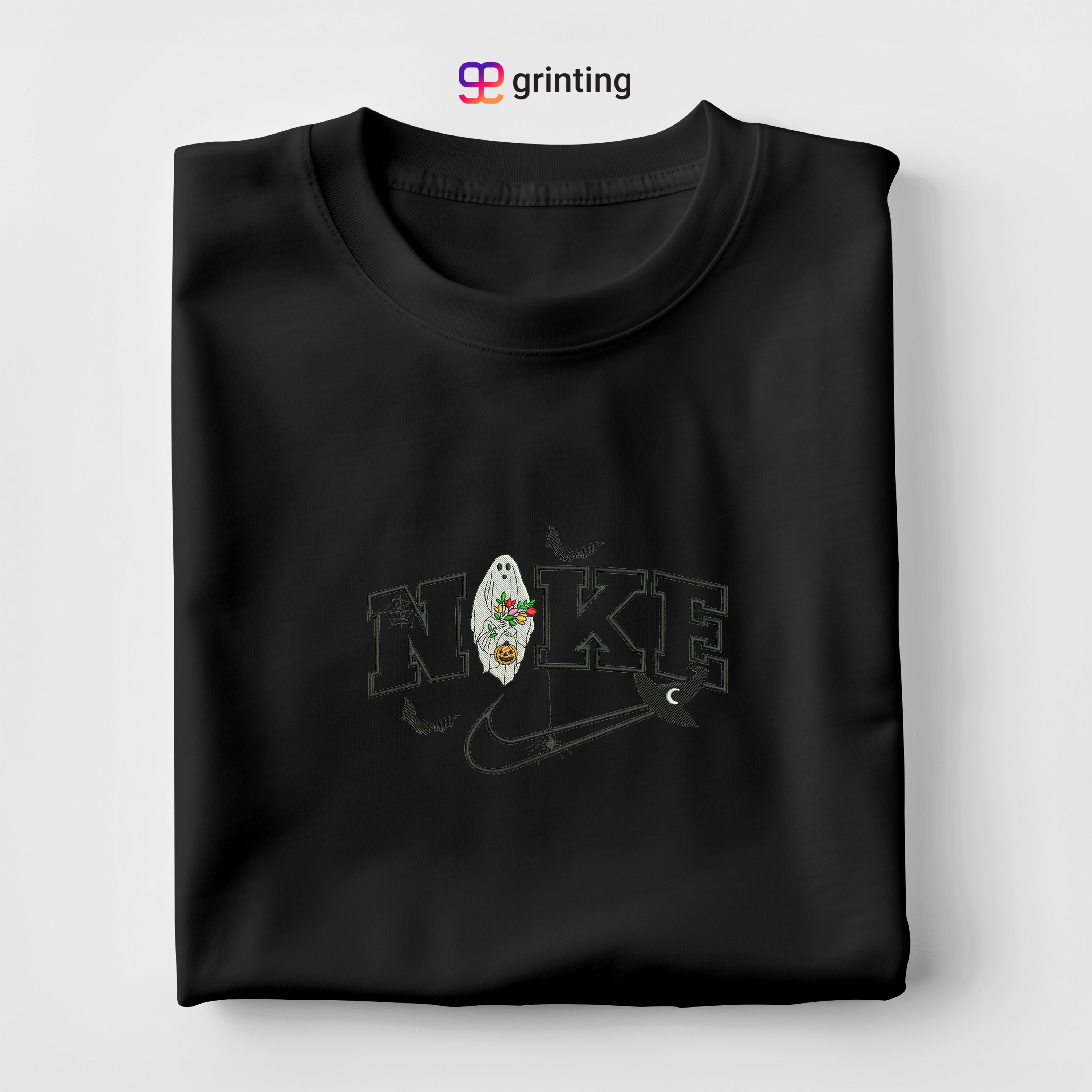 Nike Ghost Embroidered Sweatshirt & Shirt – Premium Comfort and Style