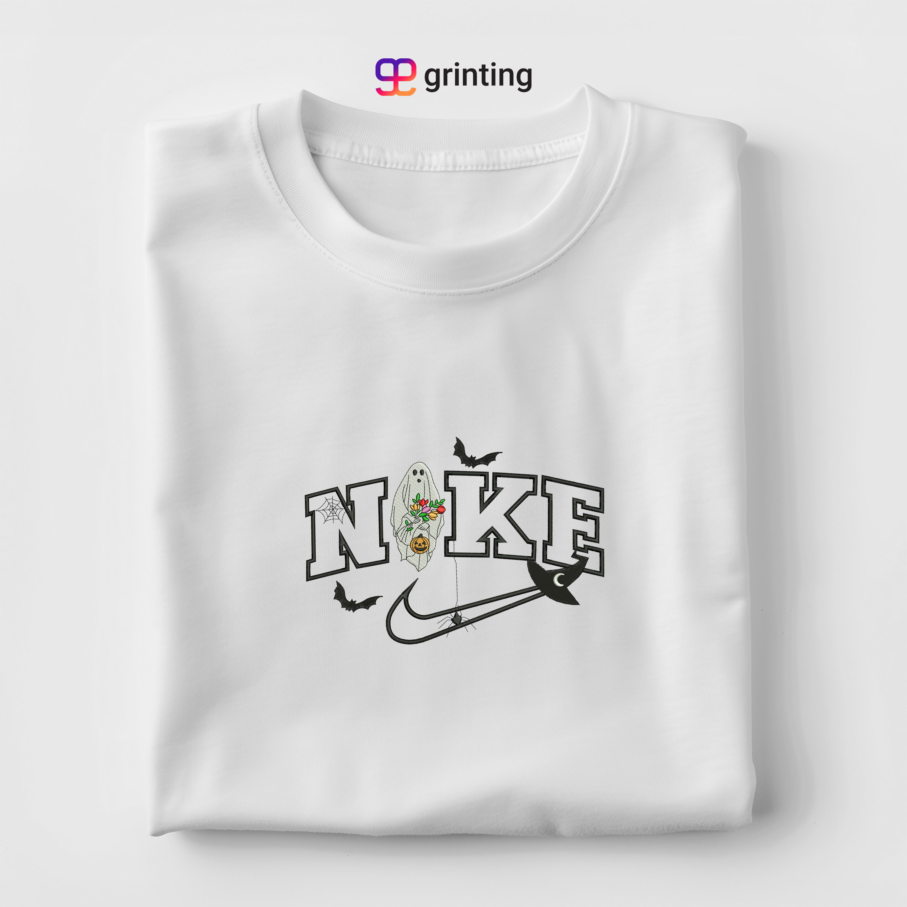 Nike Ghost Embroidered Sweatshirt & Shirt – Premium Comfort and Style