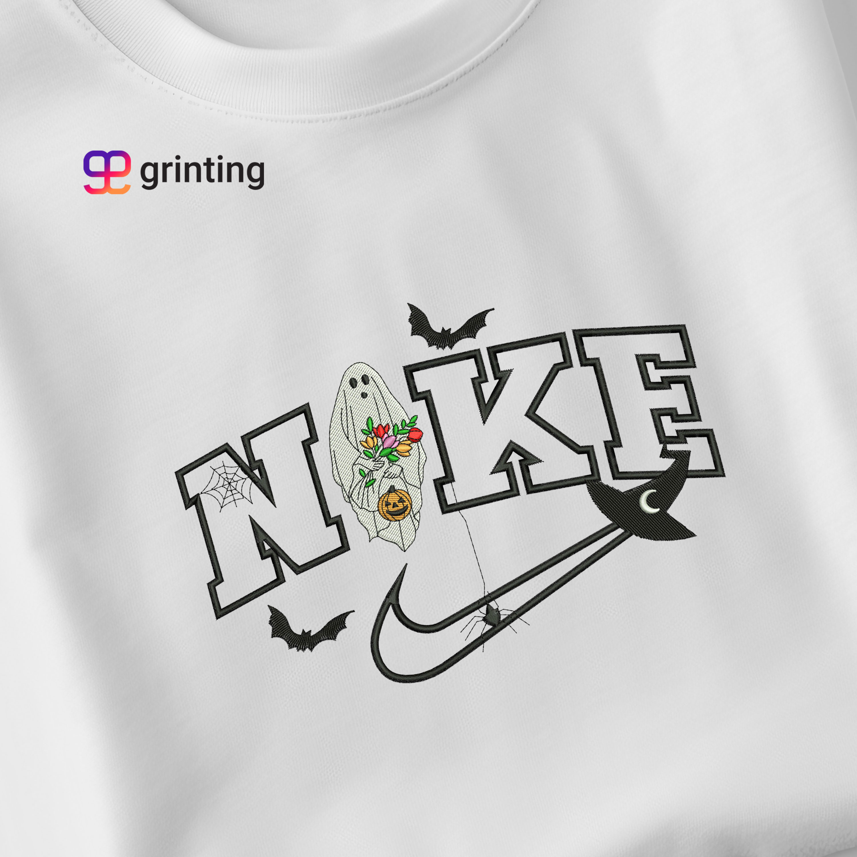 Nike Ghost Embroidered Sweatshirt & Shirt – Premium Comfort and Style