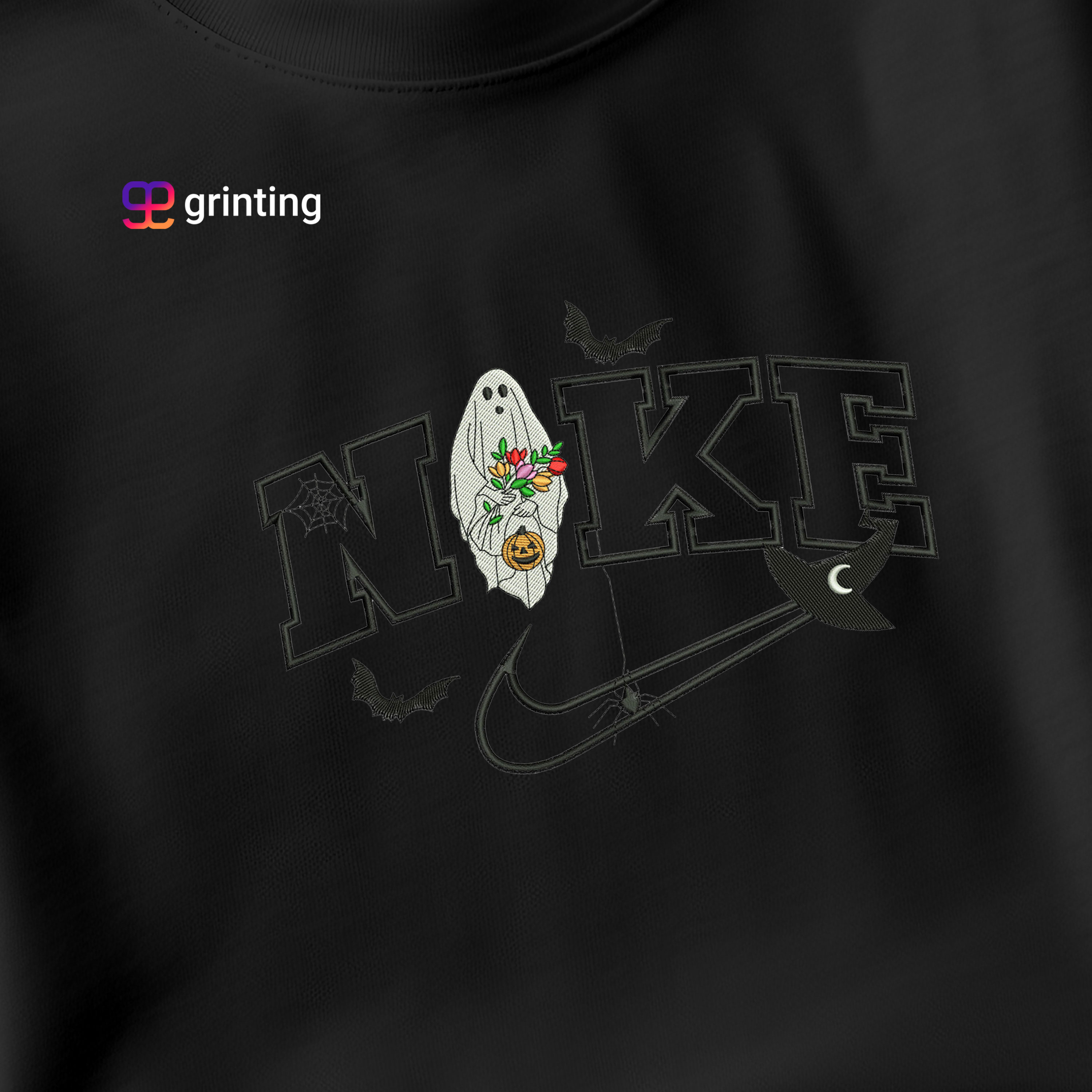 Nike Ghost Embroidered Sweatshirt & Shirt – Premium Comfort and Style