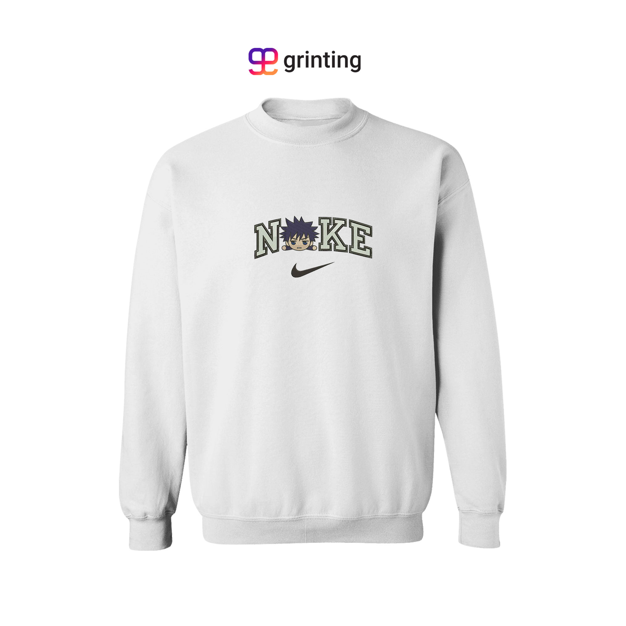 Nike Fushiguro Chibi Embroidered Sweatshirt & Shirt – Premium Comfort and Style