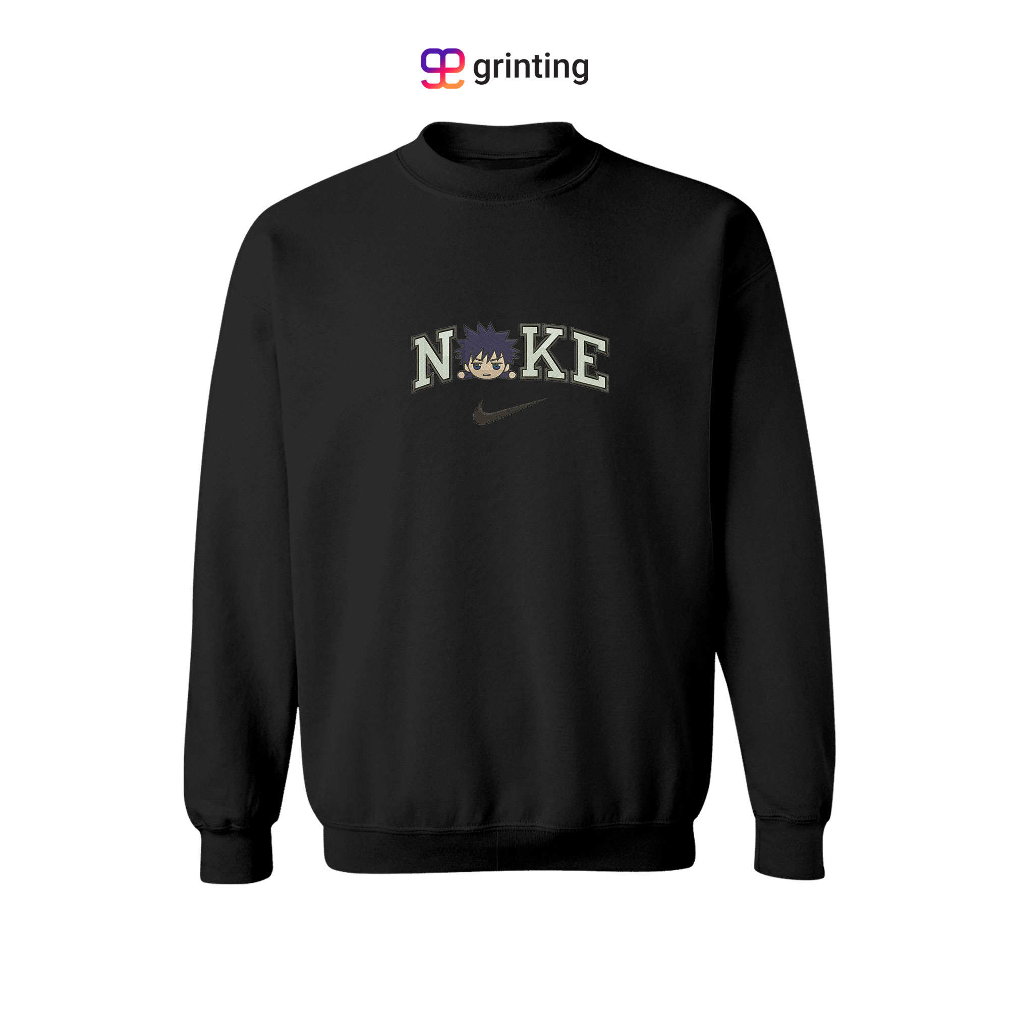 Nike Fushiguro Chibi Embroidered Sweatshirt & Shirt – Premium Comfort and Style