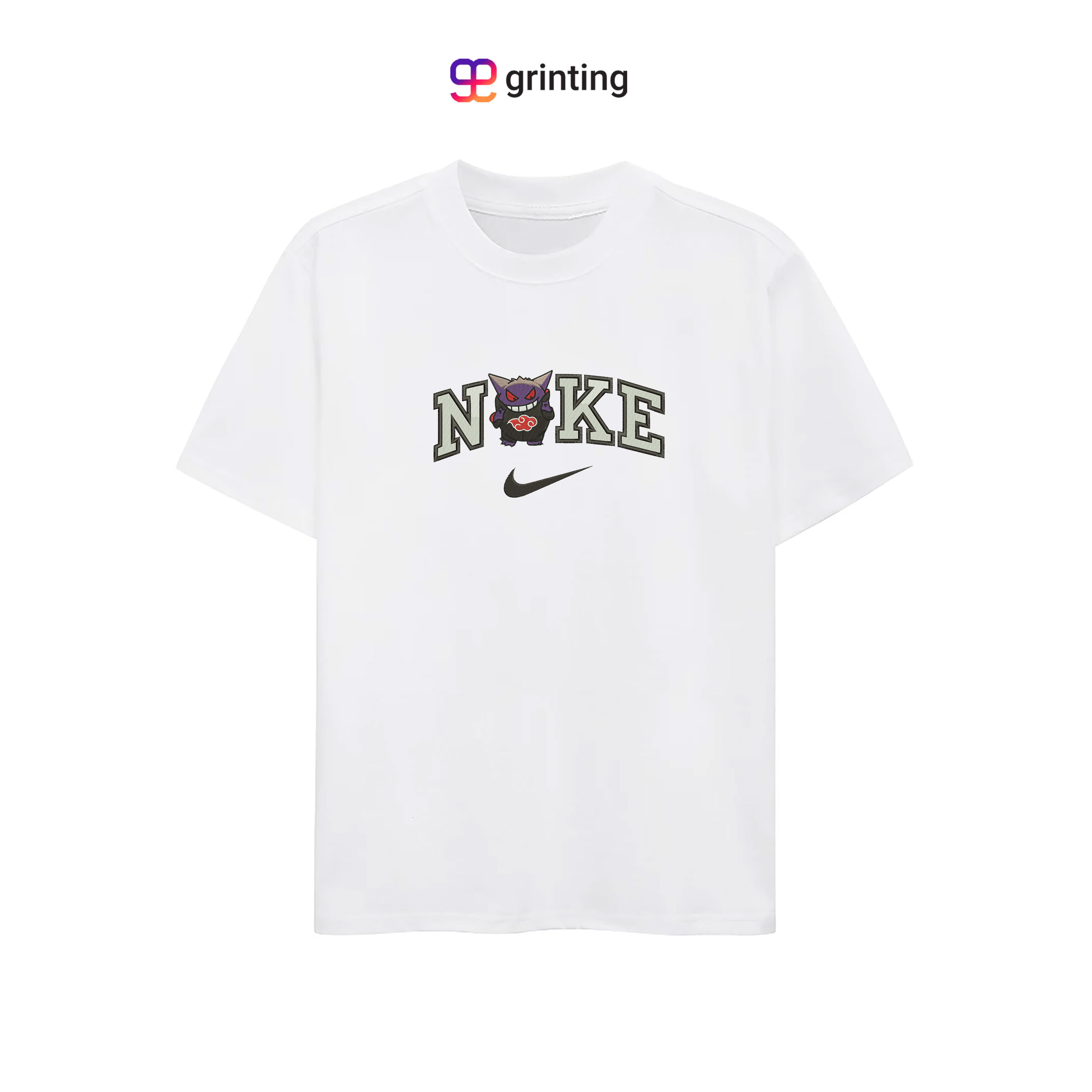 Nike Gengar Akatsuki Embroidered Sweatshirt & Shirt – Premium Comfort and Style