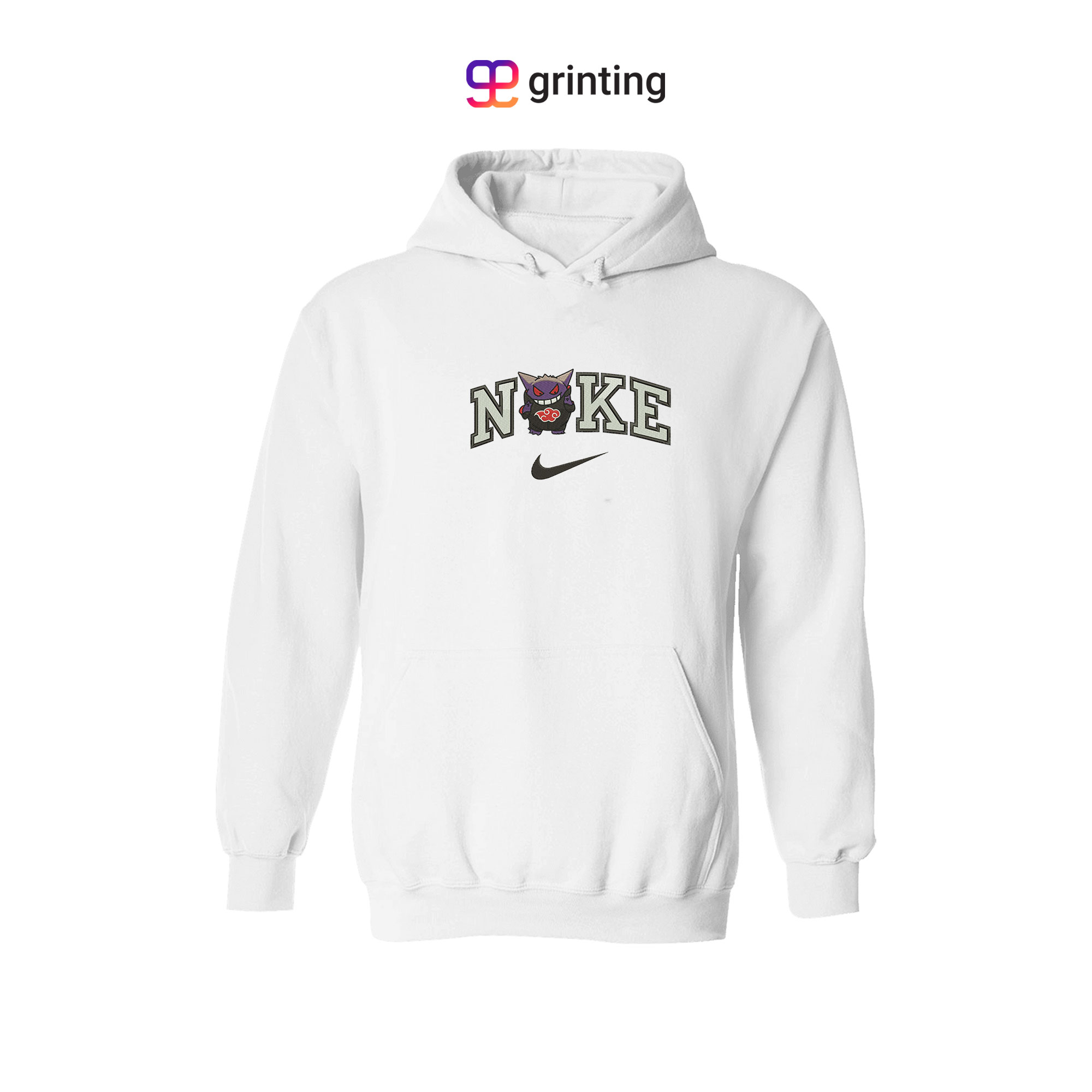 Nike Gengar Akatsuki Embroidered Sweatshirt & Shirt – Premium Comfort and Style