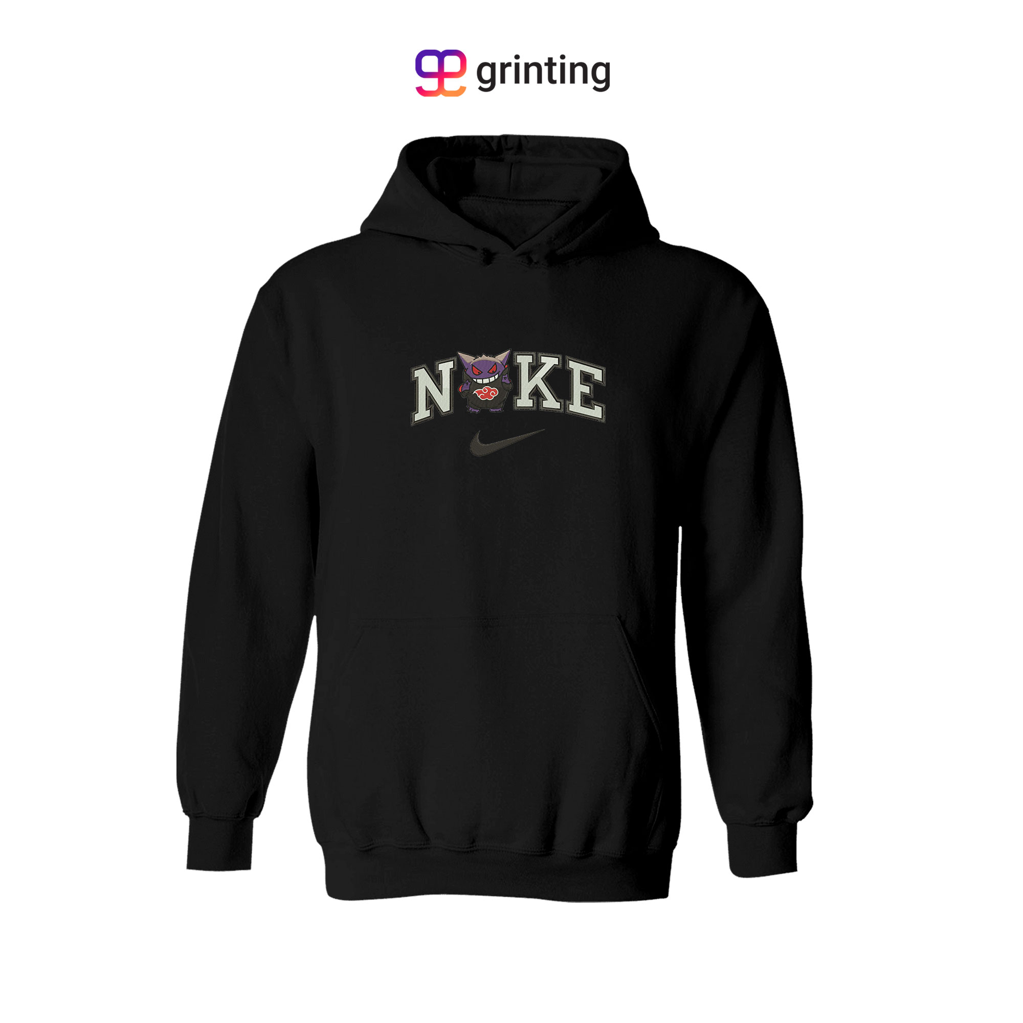 Nike Gengar Akatsuki Embroidered Sweatshirt & Shirt – Premium Comfort and Style