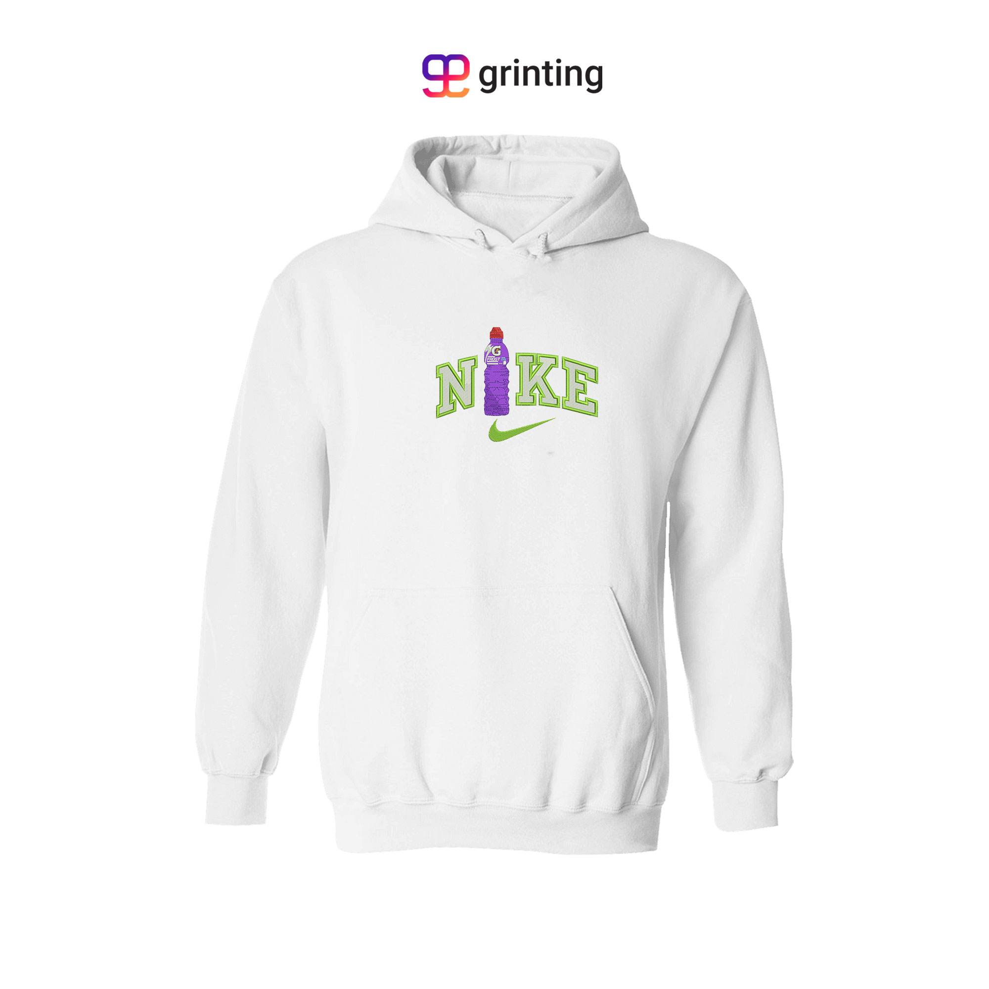 Nike Frost Bottle Embroidered Sweatshirt & Shirt – Premium Comfort and Style