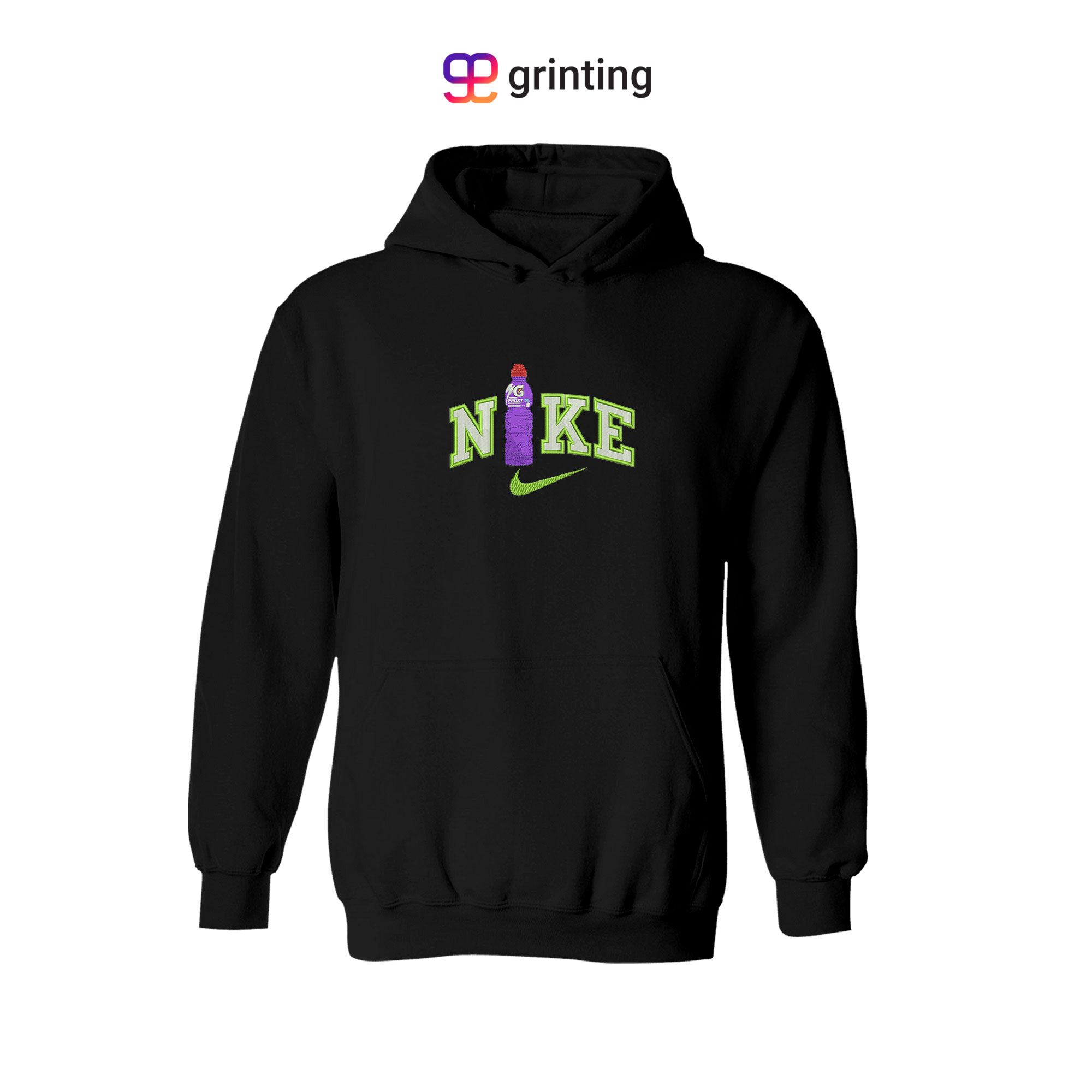 Nike Frost Bottle Embroidered Sweatshirt & Shirt – Premium Comfort and Style