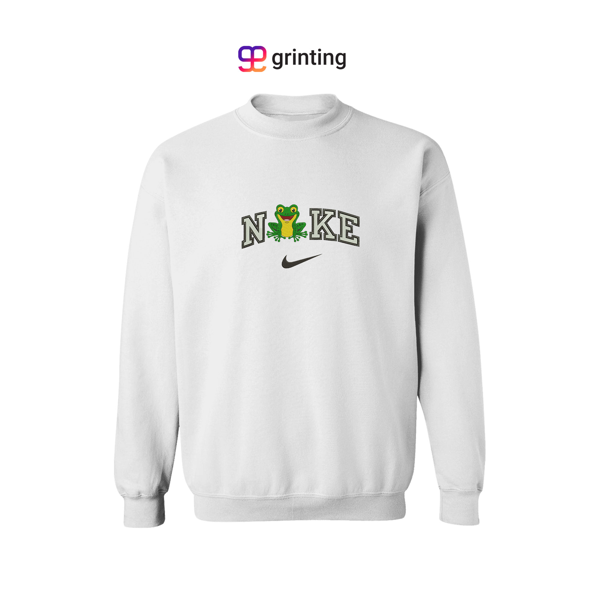Nike Frog Embroidered Sweatshirt & Shirt – Premium Comfort and Style