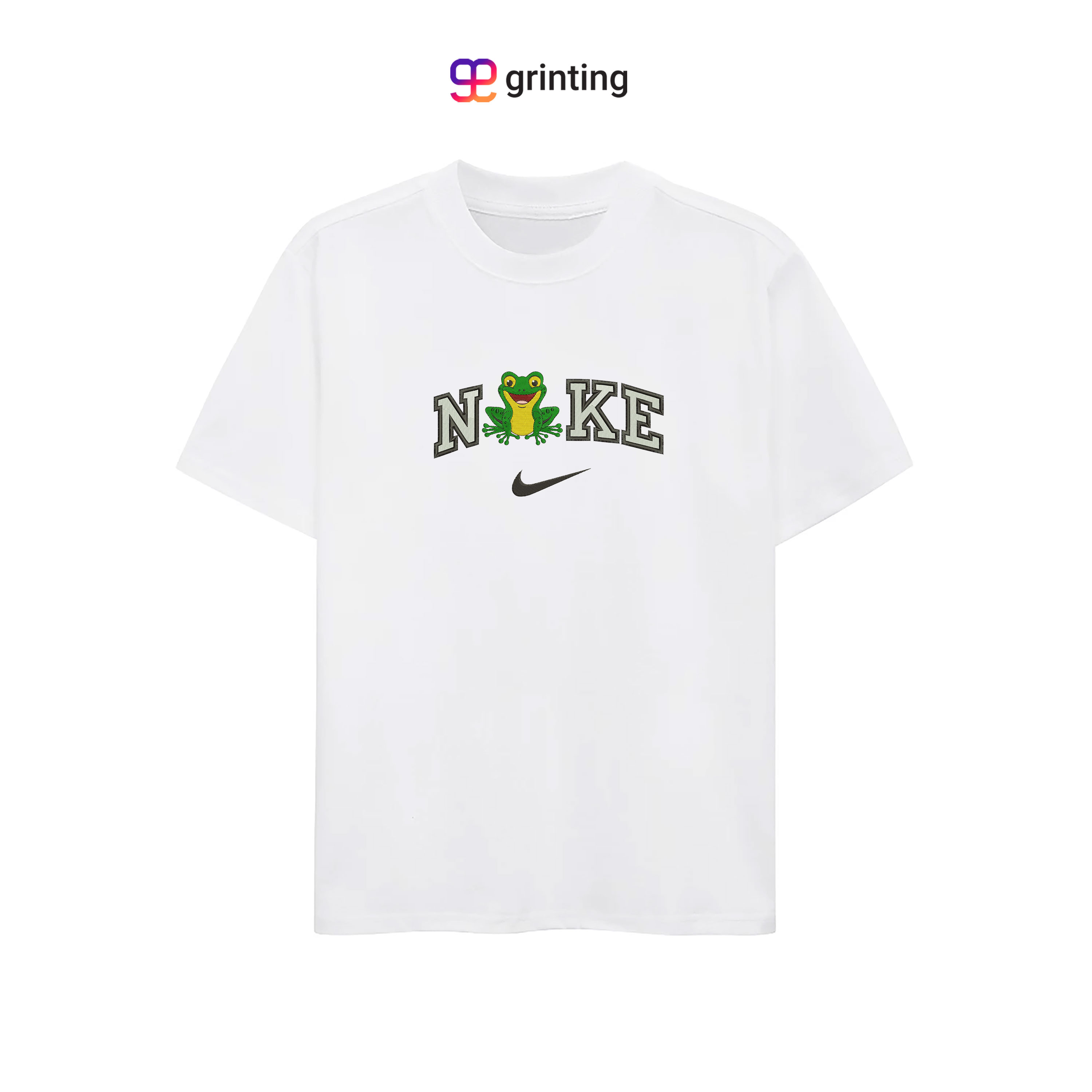 Nike Frog Embroidered Sweatshirt & Shirt – Premium Comfort and Style