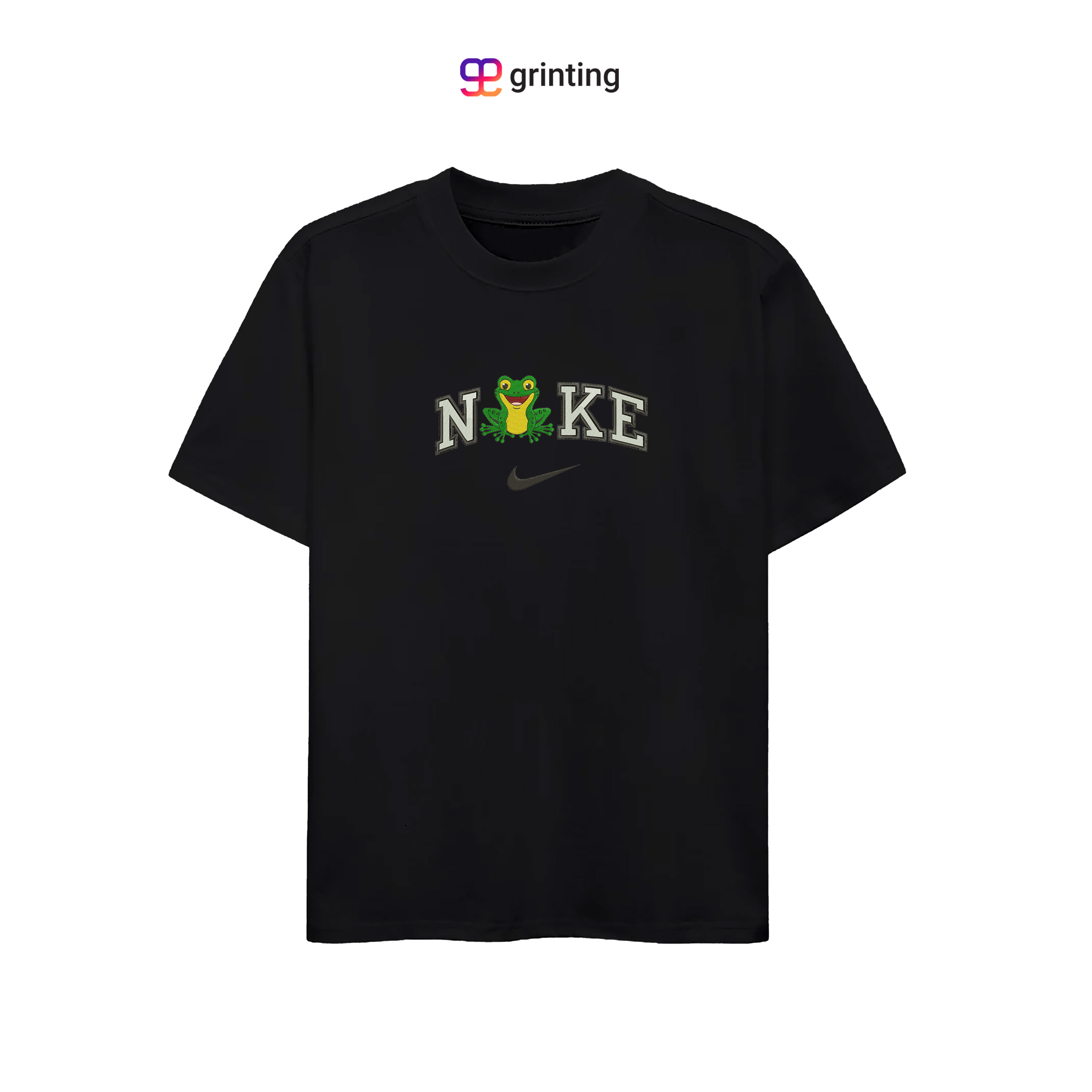 Nike Frog Embroidered Sweatshirt & Shirt – Premium Comfort and Style