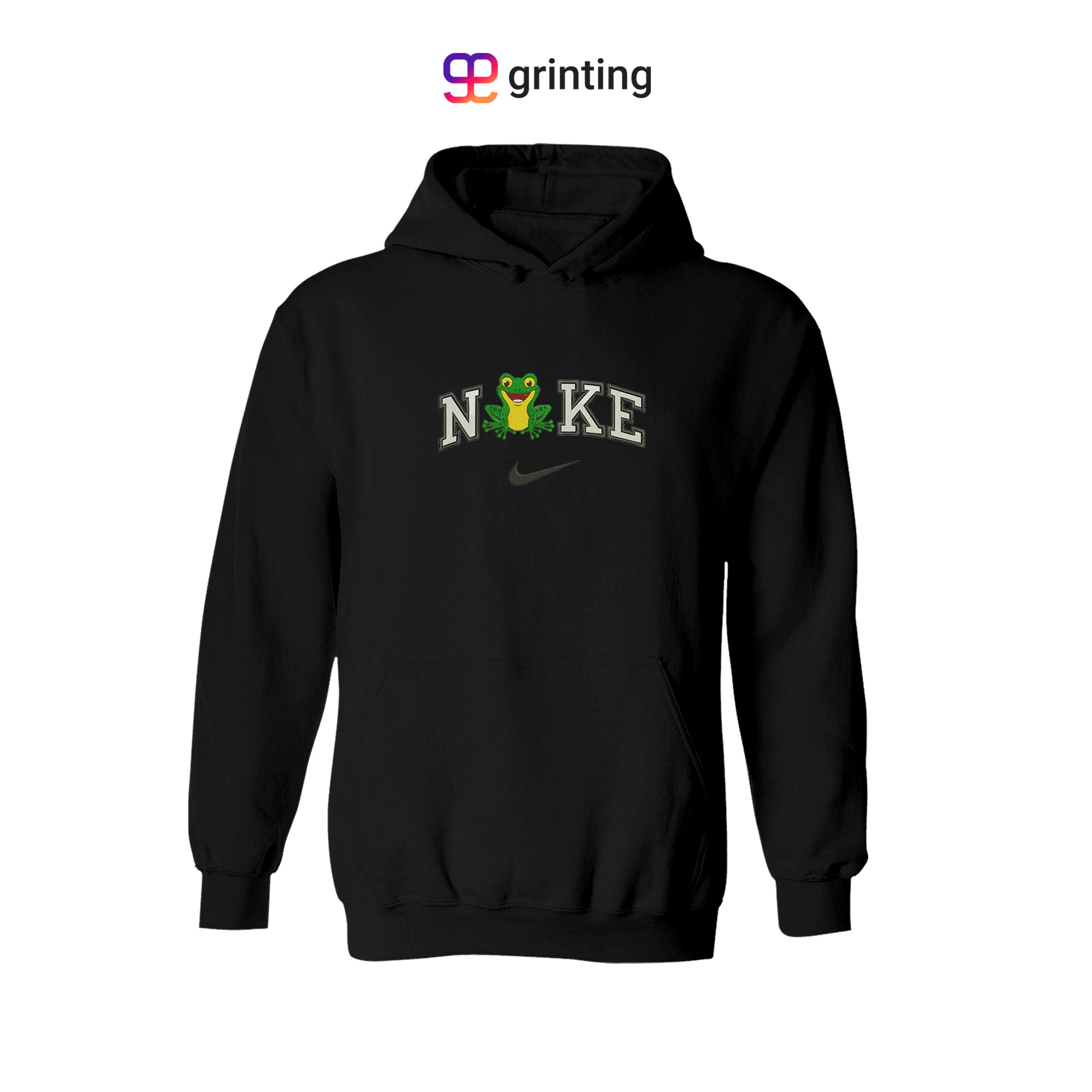 Nike Frog Embroidered Sweatshirt & Shirt – Premium Comfort and Style
