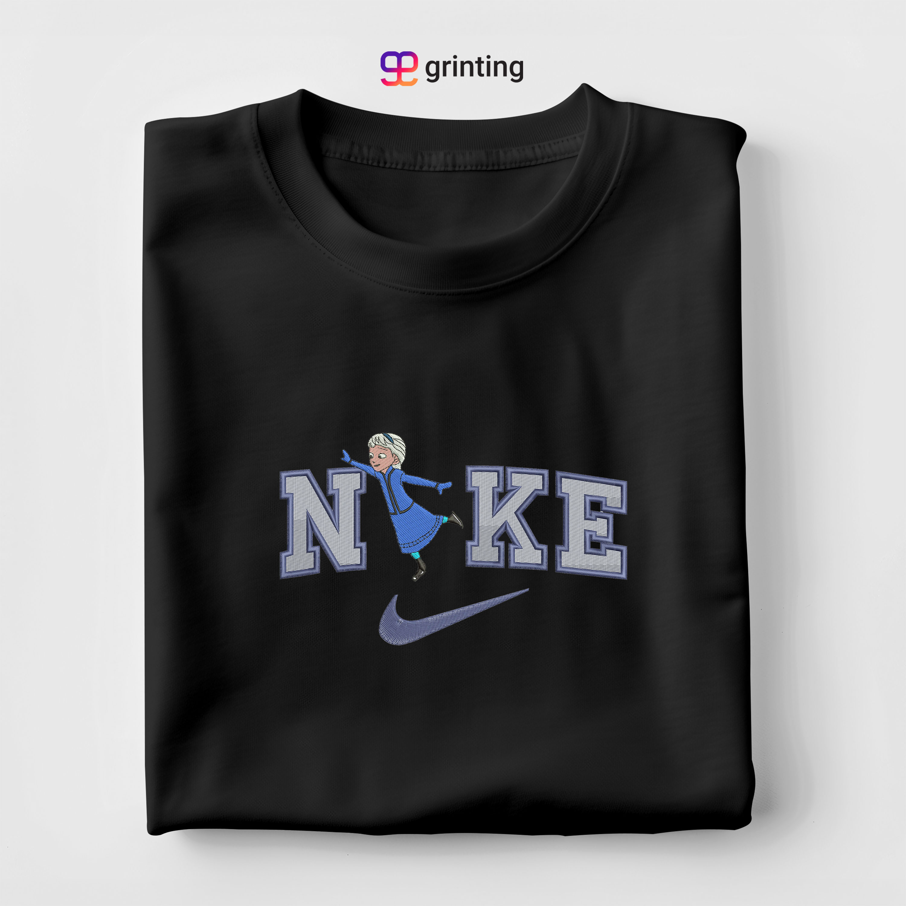 Nike Elsa Runing Embroidered Sweatshirt & Shirt – Premium Comfort and Style
