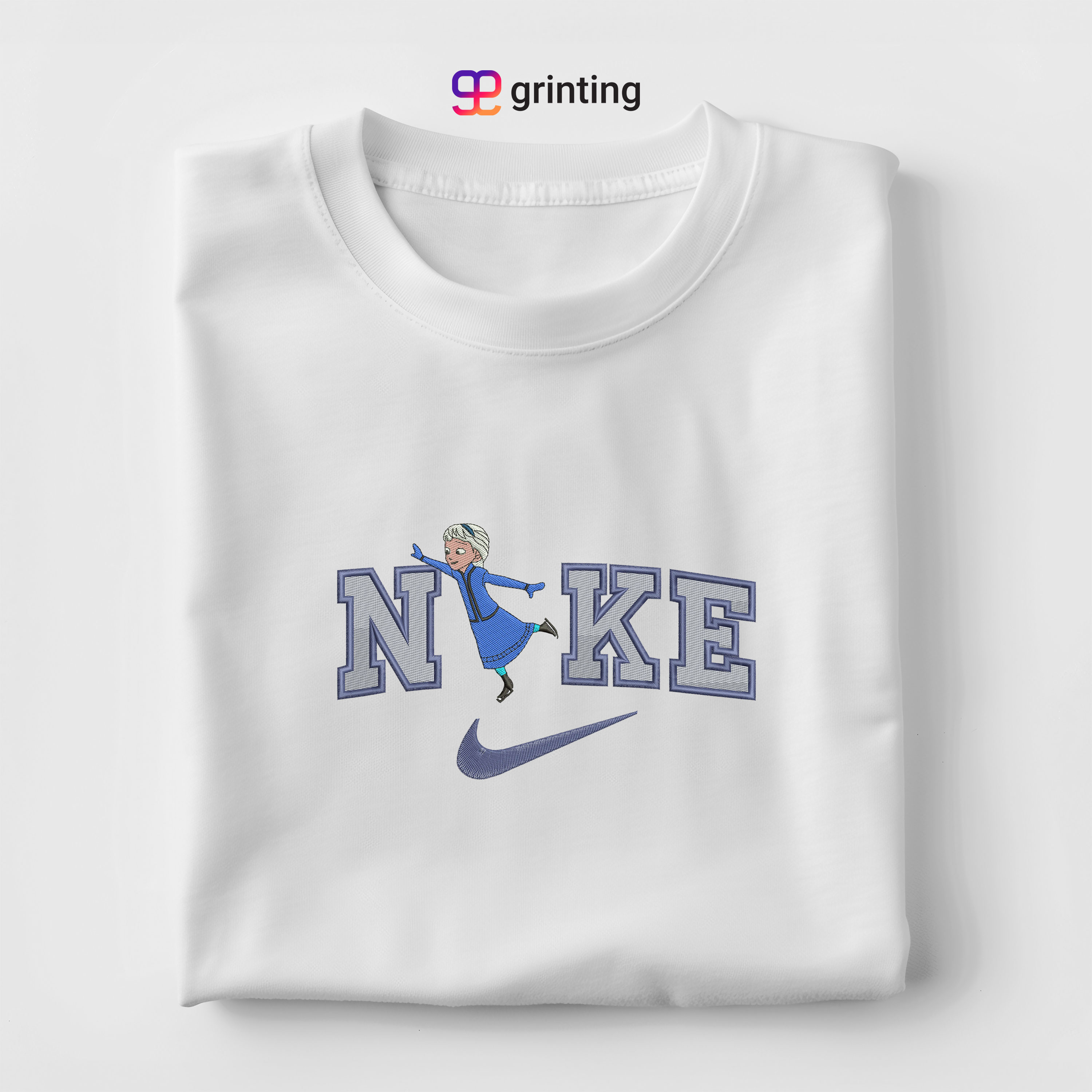 Nike Elsa Runing Embroidered Sweatshirt & Shirt – Premium Comfort and Style