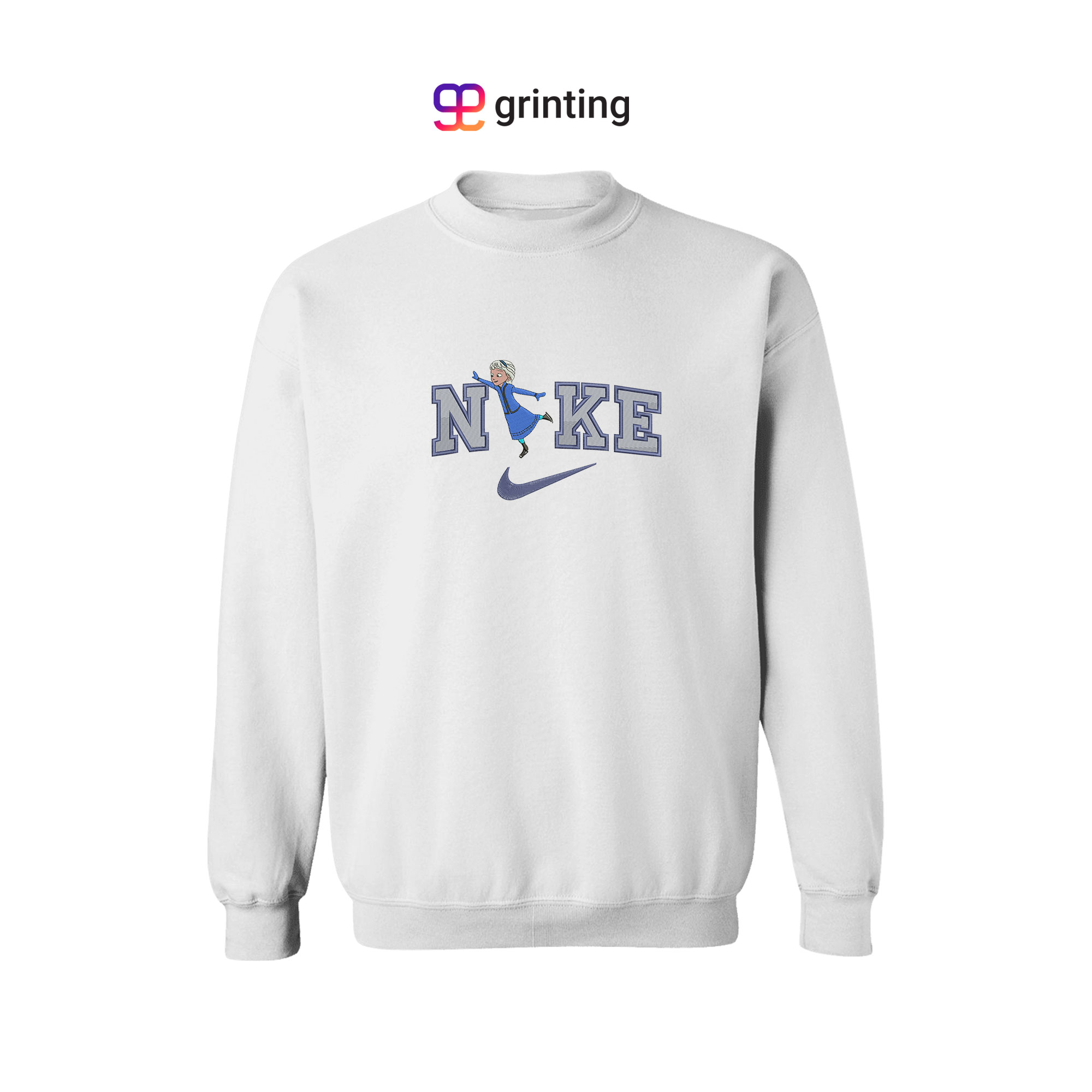 Nike Elsa Runing Embroidered Sweatshirt & Shirt – Premium Comfort and Style