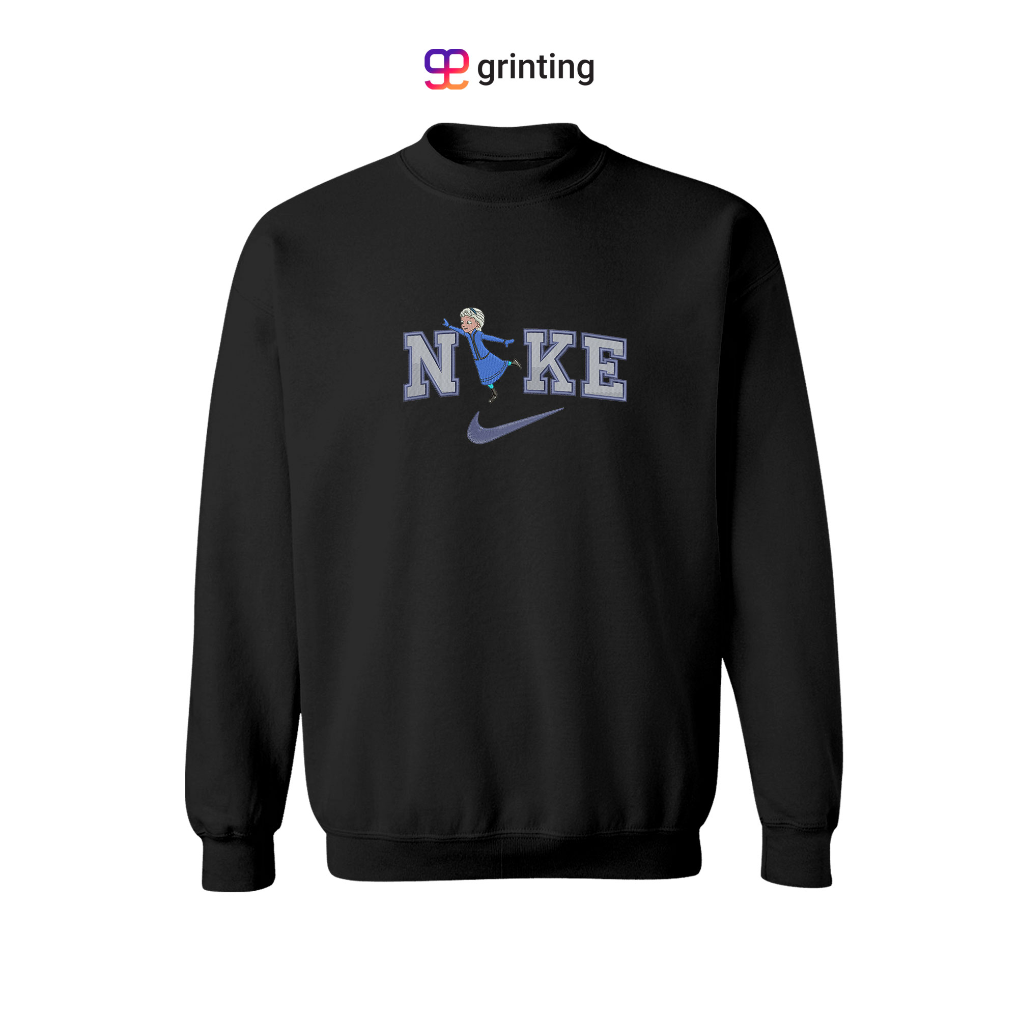 Nike Elsa Runing Embroidered Sweatshirt & Shirt – Premium Comfort and Style