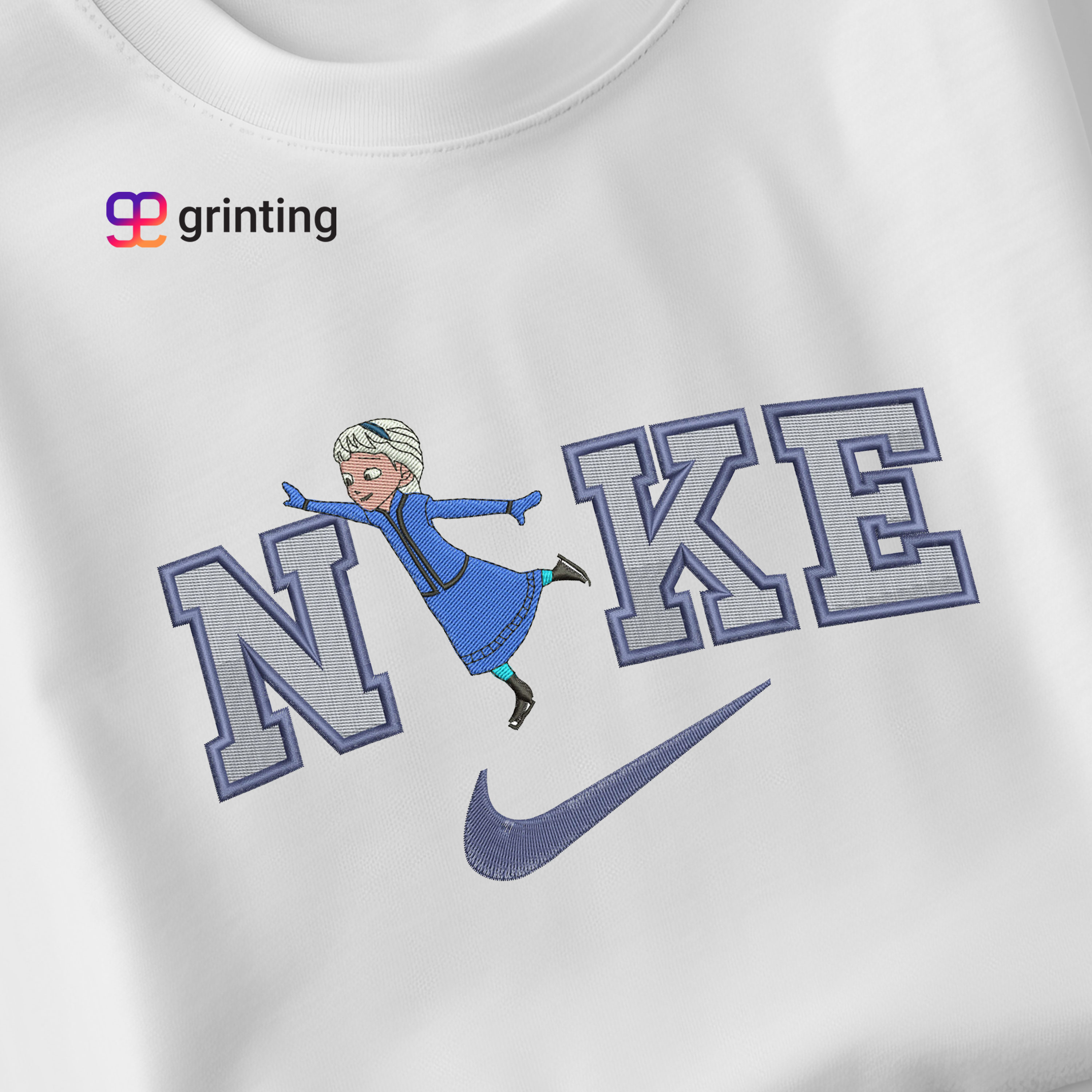 Nike Elsa Runing Embroidered Sweatshirt & Shirt – Premium Comfort and Style