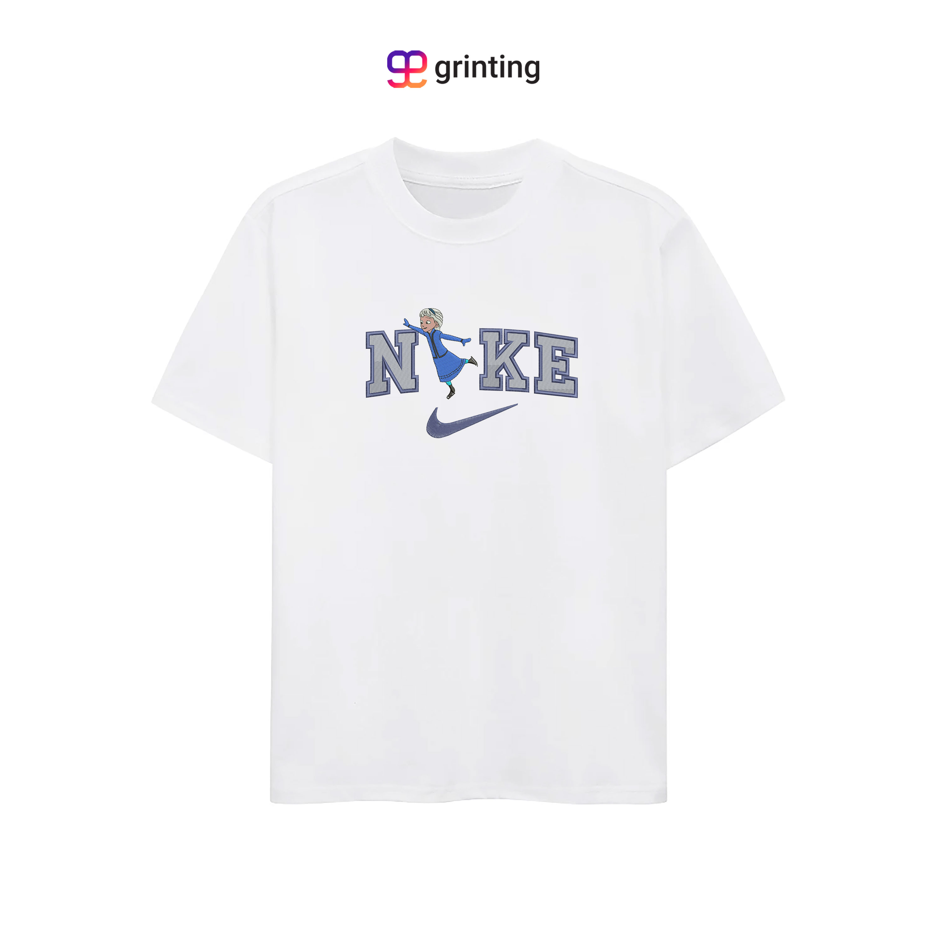 Nike Elsa Runing Embroidered Sweatshirt & Shirt – Premium Comfort and Style