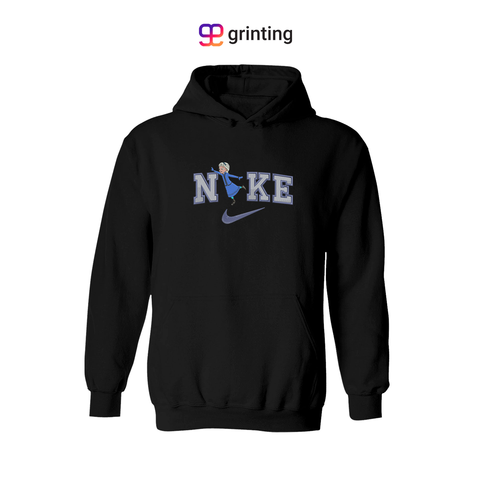 Nike Elsa Runing Embroidered Sweatshirt & Shirt – Premium Comfort and Style