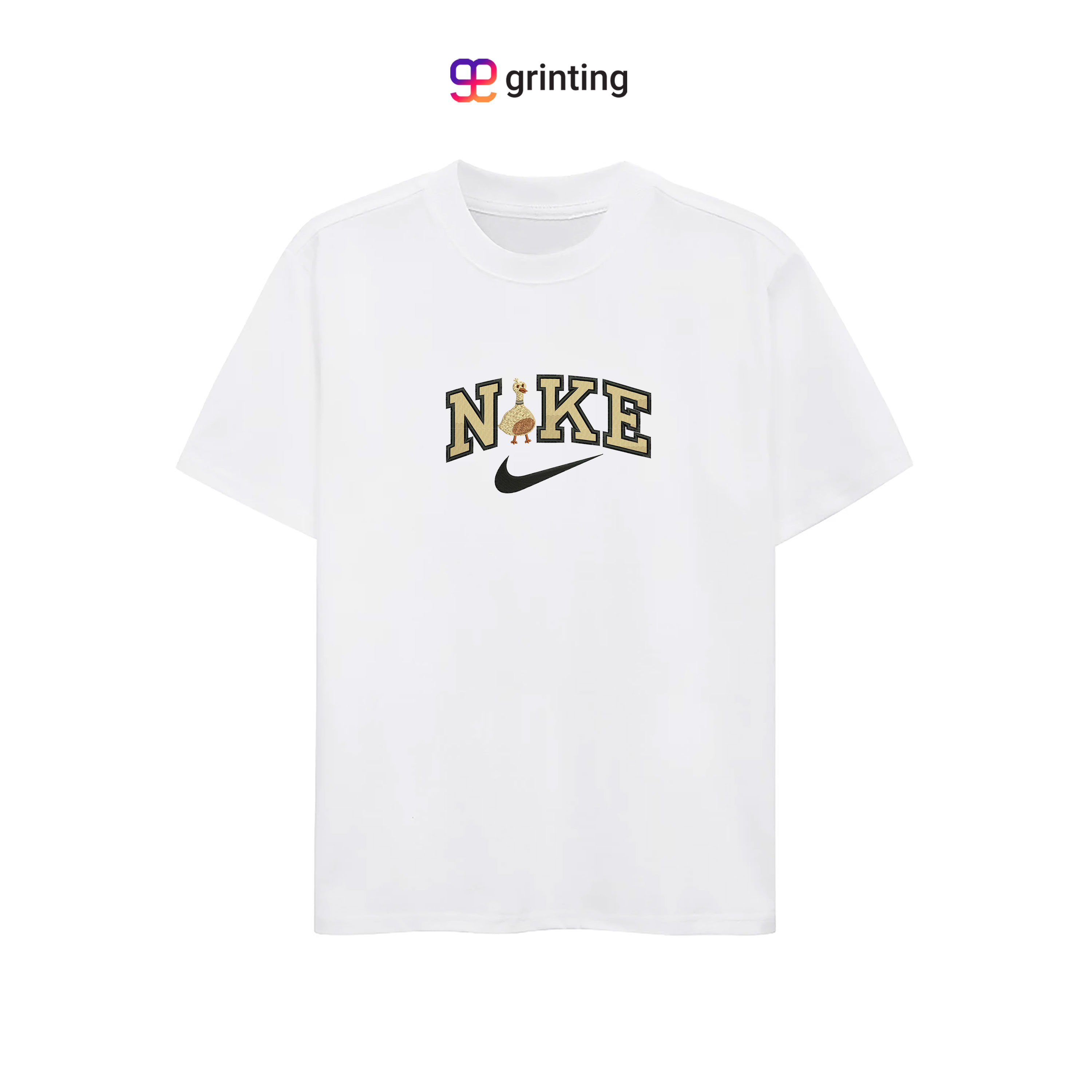 Nike Duck Embroidered Sweatshirt & Shirt – Premium Comfort and Style