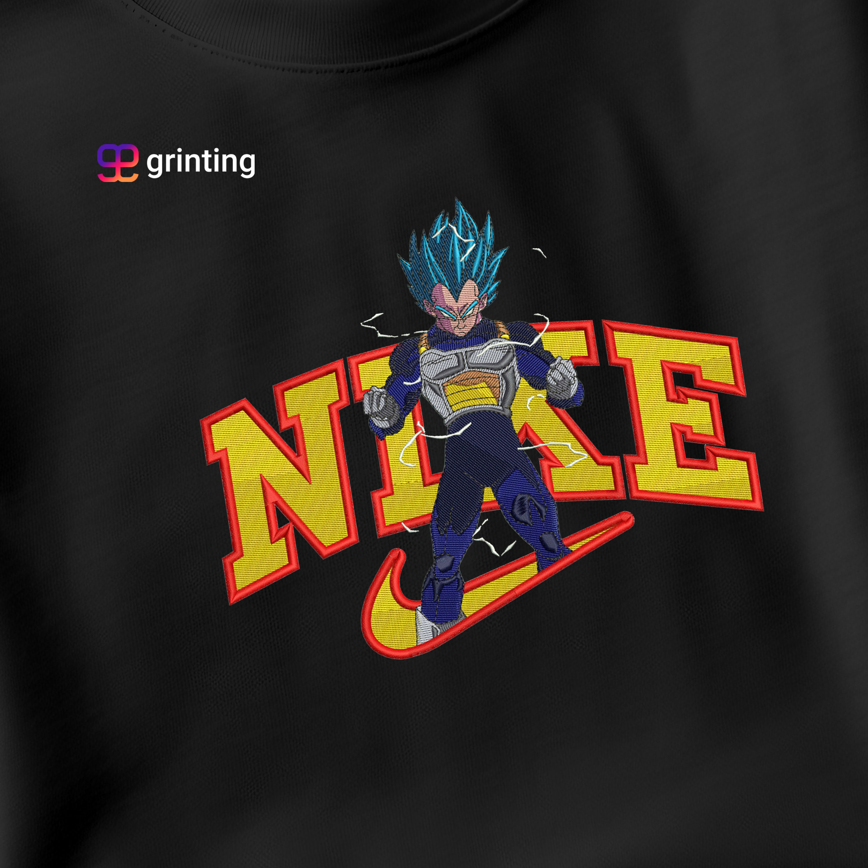 Nike Dragon Ballz Stand Embroidered Sweatshirt & Shirt – Premium Comfort and Style