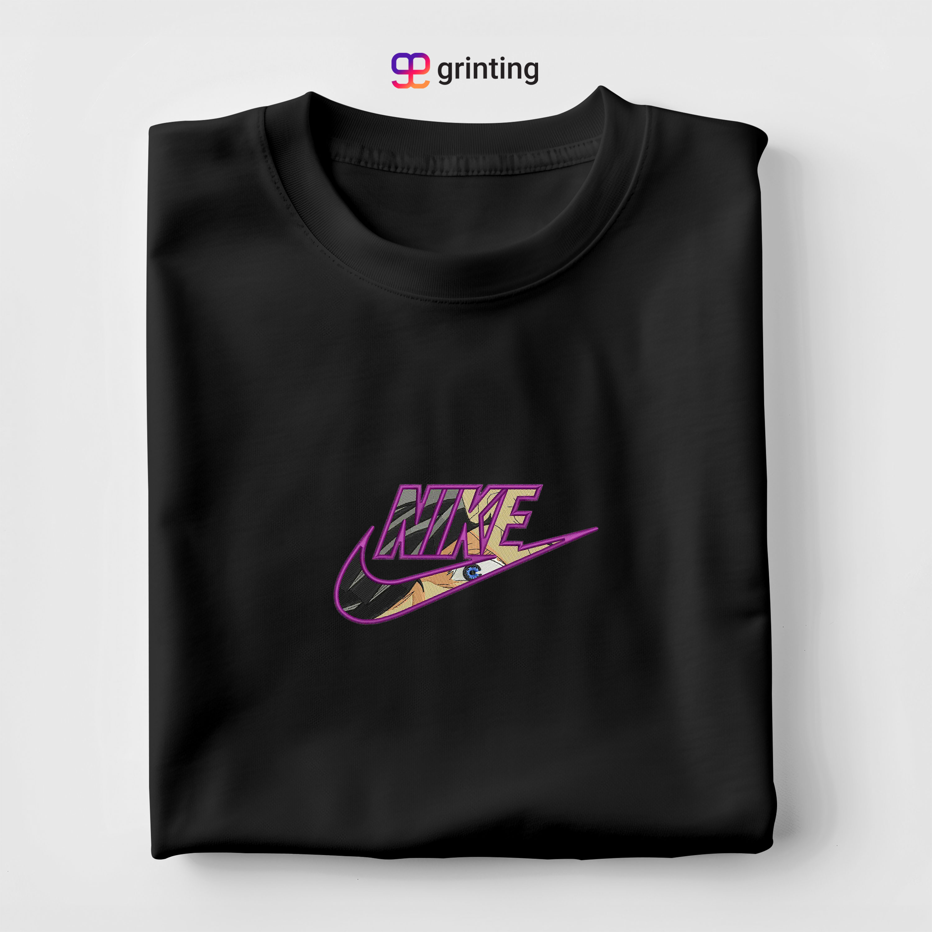 Nike Gojo Satoru Embroidered Sweatshirt & Shirt – Premium Comfort and Style