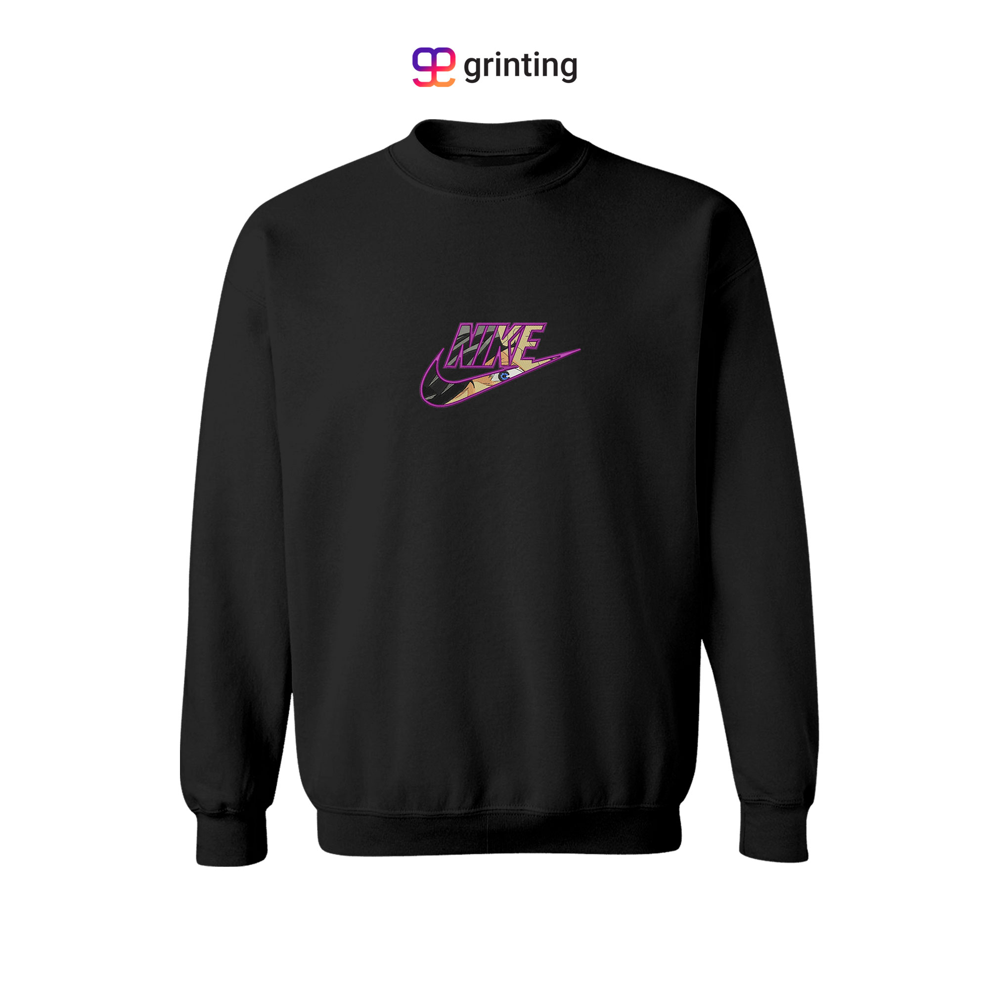 Nike Gojo Satoru Embroidered Sweatshirt & Shirt – Premium Comfort and Style