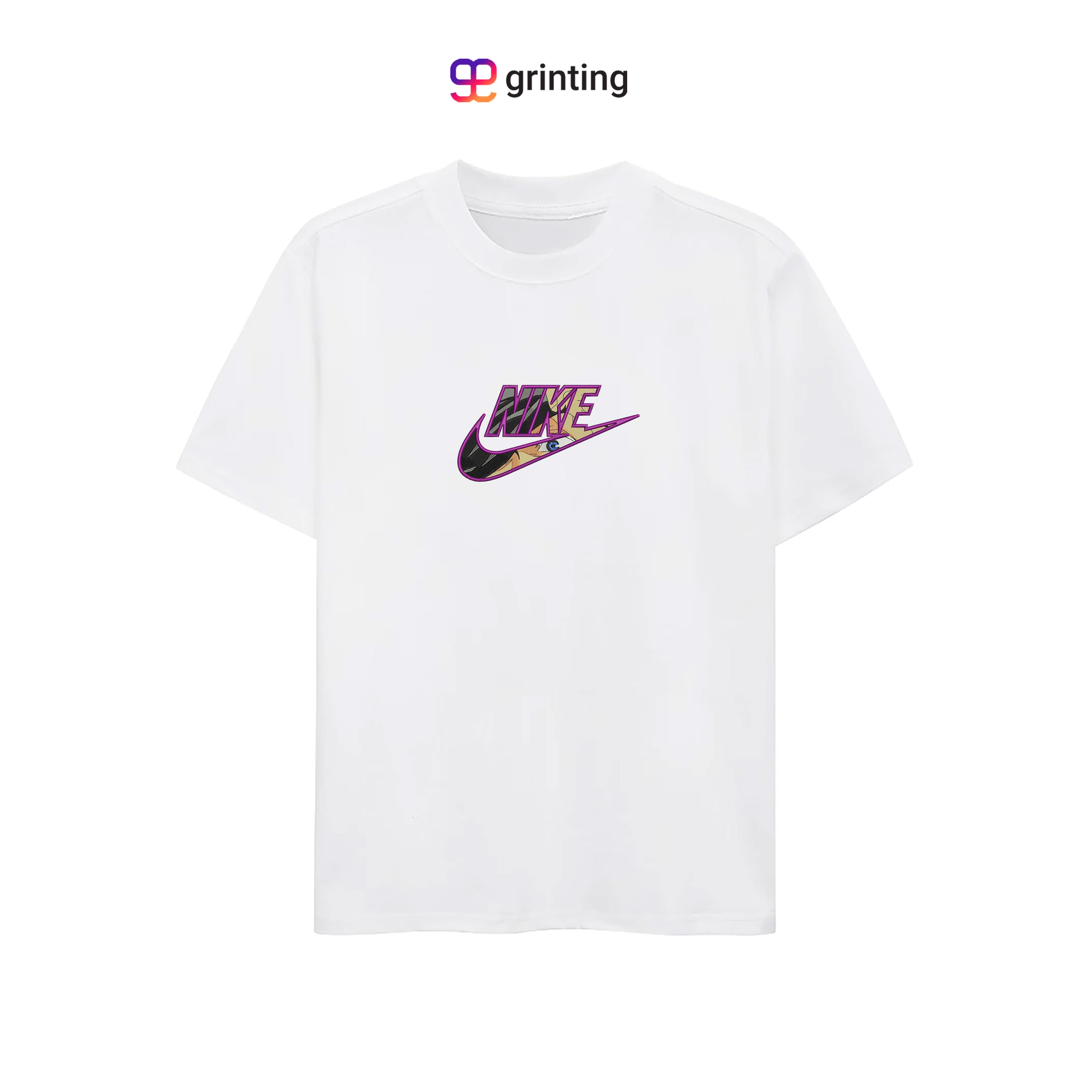 Nike Gojo Satoru Embroidered Sweatshirt & Shirt – Premium Comfort and Style