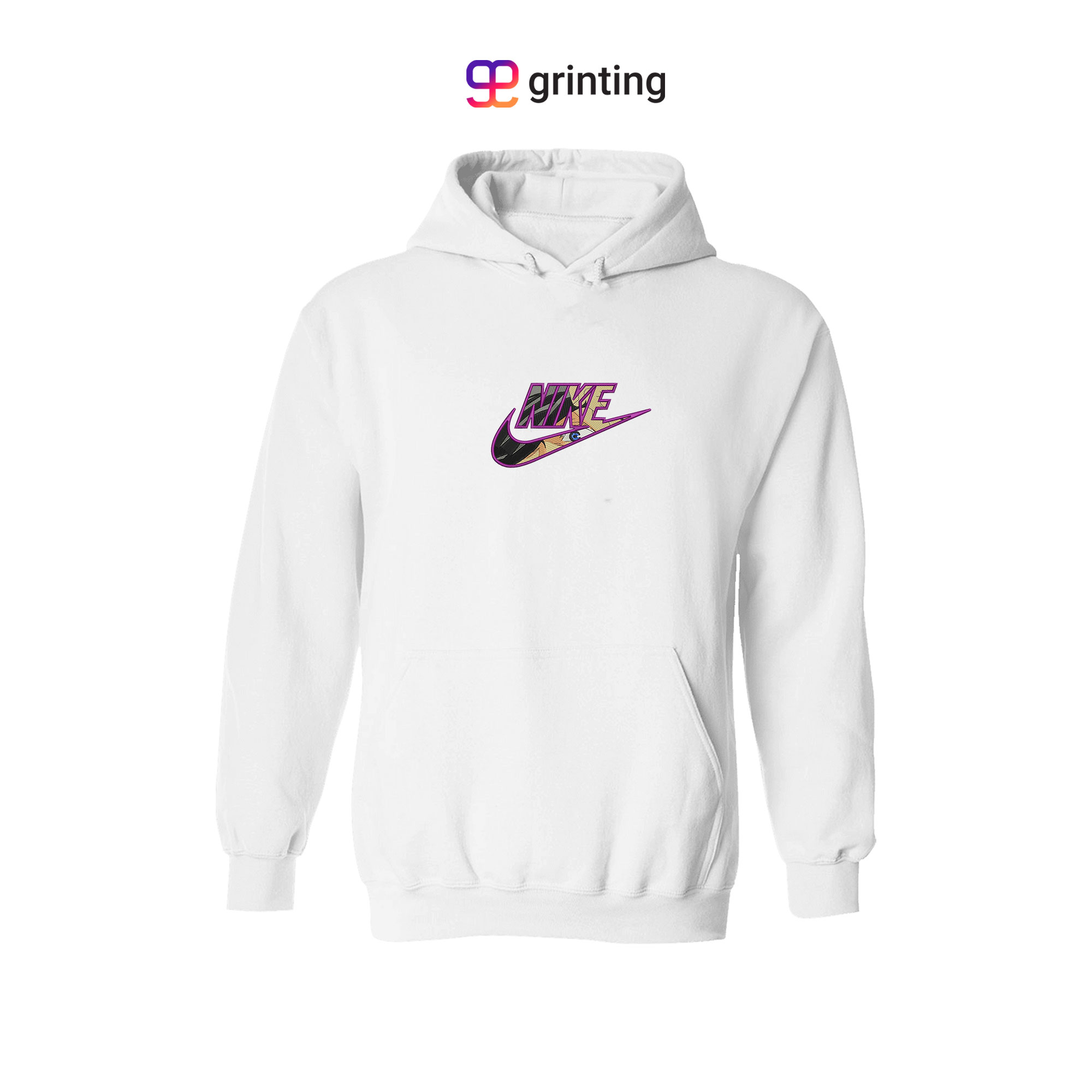 Nike Gojo Satoru Embroidered Sweatshirt & Shirt – Premium Comfort and Style