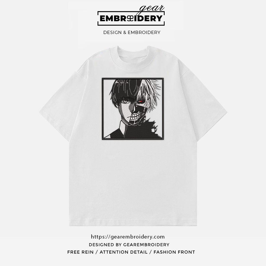 Explore the Ultimate Tokyo Ghoul Embroidery Collection: Kaneki-Inspired Designs for True Anime Fans