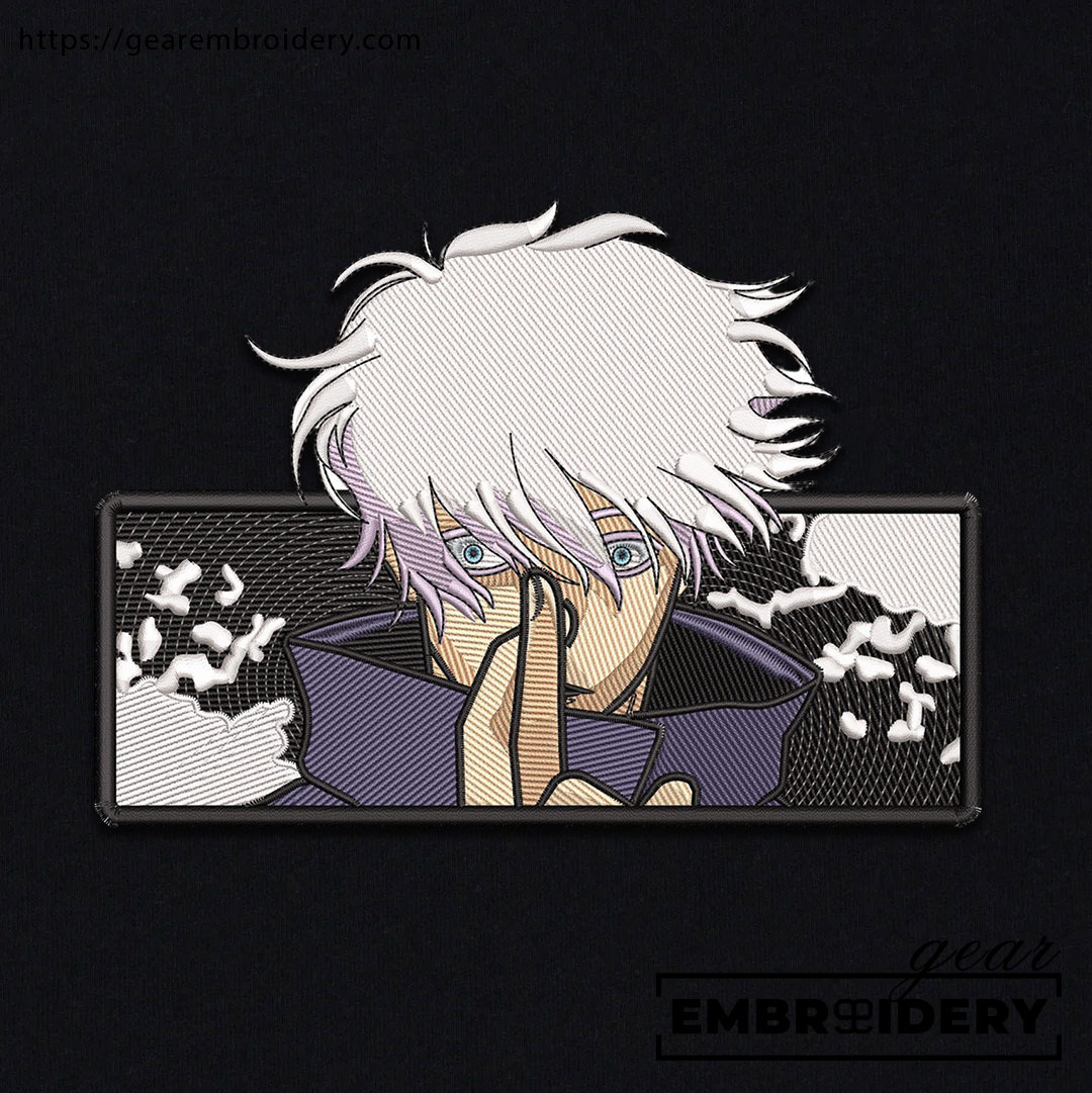 Unleash Your Cursed Energy with Our Jujutsu Kaisen Embroidery Collection