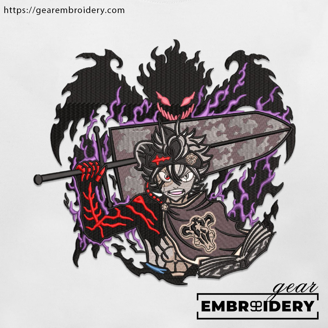 Discover the Ultimate Black Clover Anime Embroidered Apparel