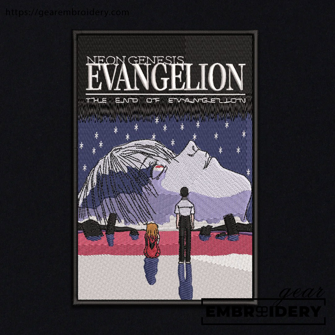 Neon Genesis Evangelion Embroidered T-Shirts, Sweatshirts, and Hoodies – A Legendary Collection!
