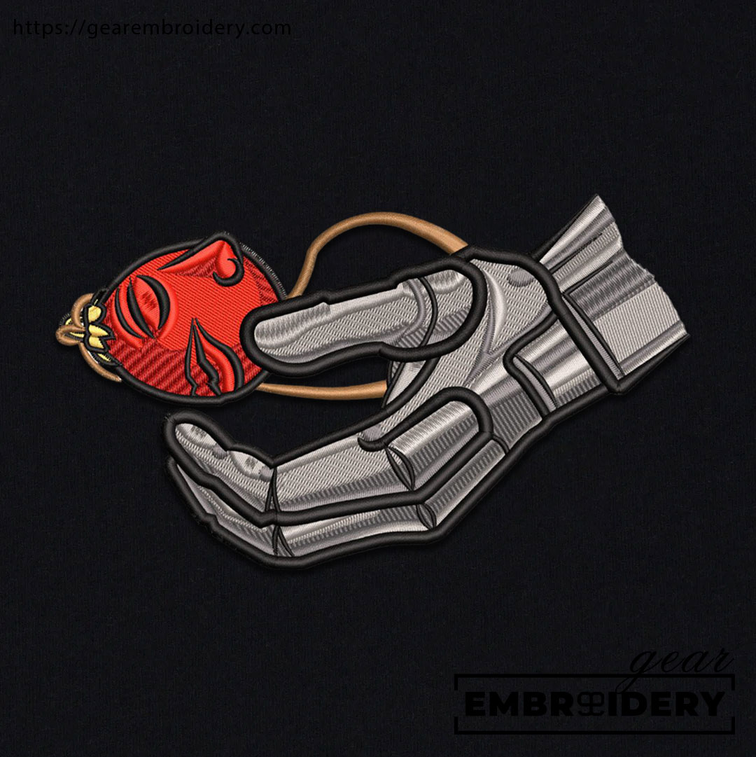 Behelit guts hand embroidery design berserk anime embroidery B001 T Shirt Sweatshirt Hoodie Clothing Can Personalized Embroidery