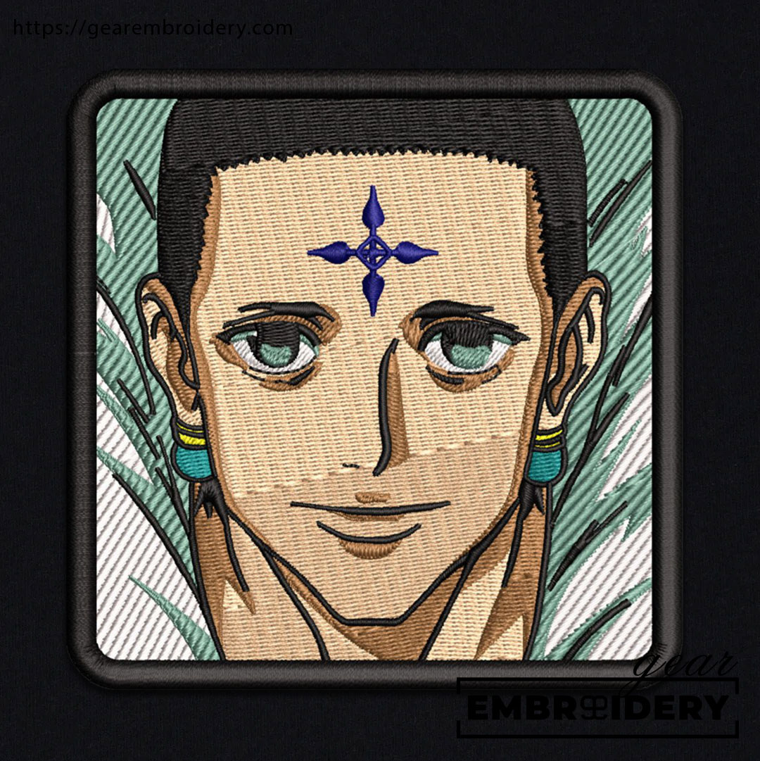 Chrollo face Hunter x Hunter Anime Embroidered Design Personalized Embroidered T Shirt Sweatshirt Hoodie Clothing HXH001