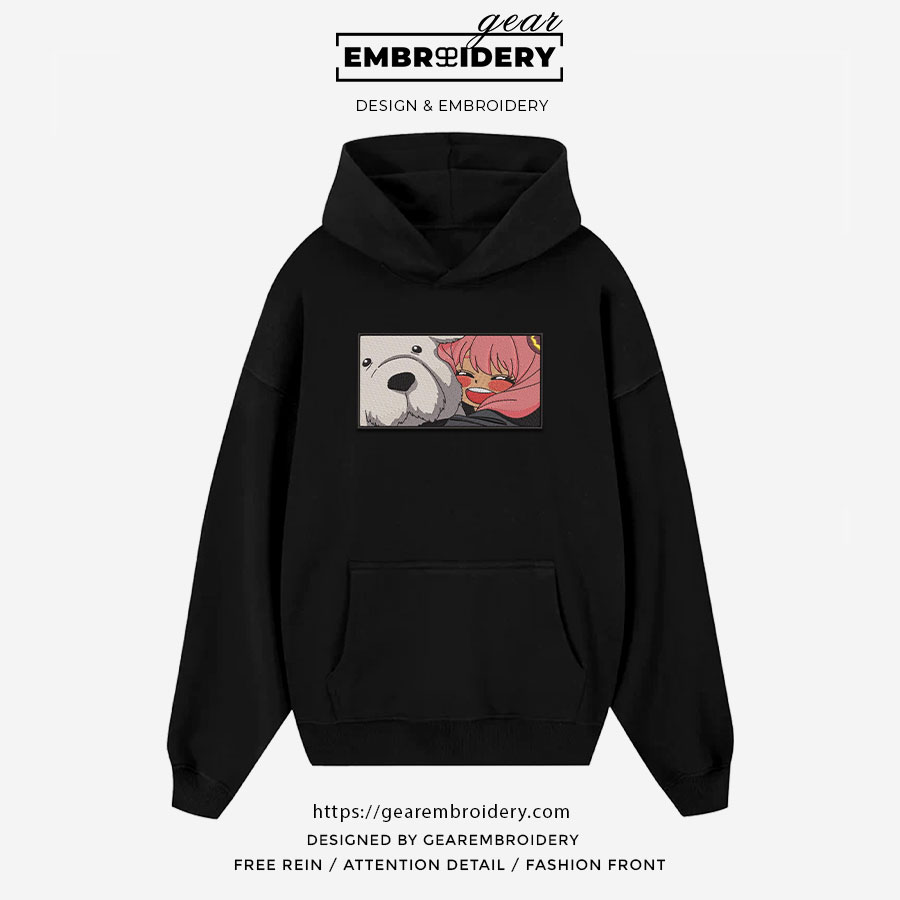 Anya dog Spy x Family Anime Embroidered Design Personalized Embroidered T Shirt Sweatshirt Hoodie Clothing SF001