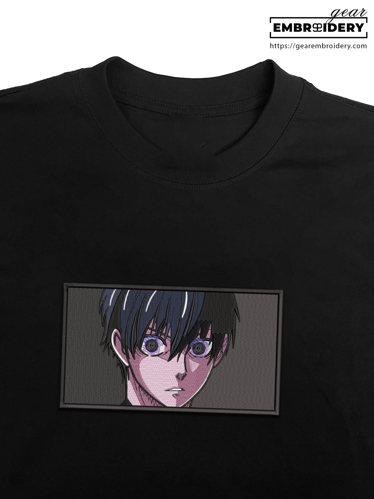 Isagi yoichi Blue Lock Anime Embroidered Design Personalized Embroidered T Shirt Sweatshirt Hoodie Clothing BL001