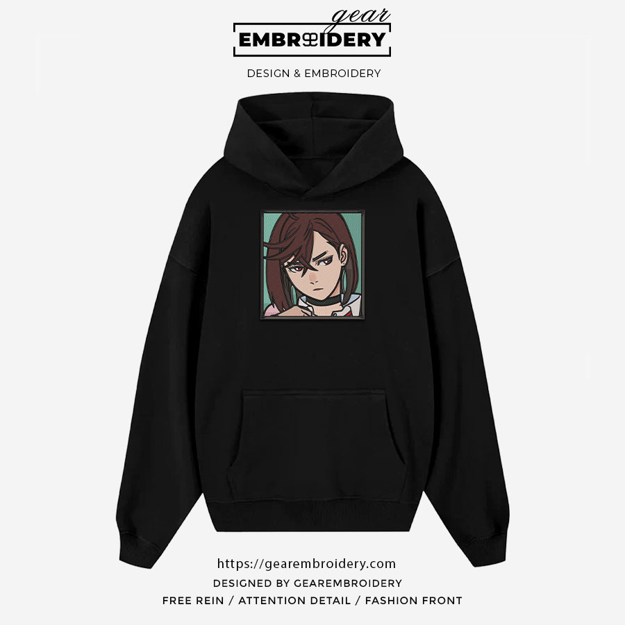 Momo ayase Dan Da Dan Anime Embroidered Design Personalized Embroidered T Shirt Sweatshirt Hoodie Clothing DDD002