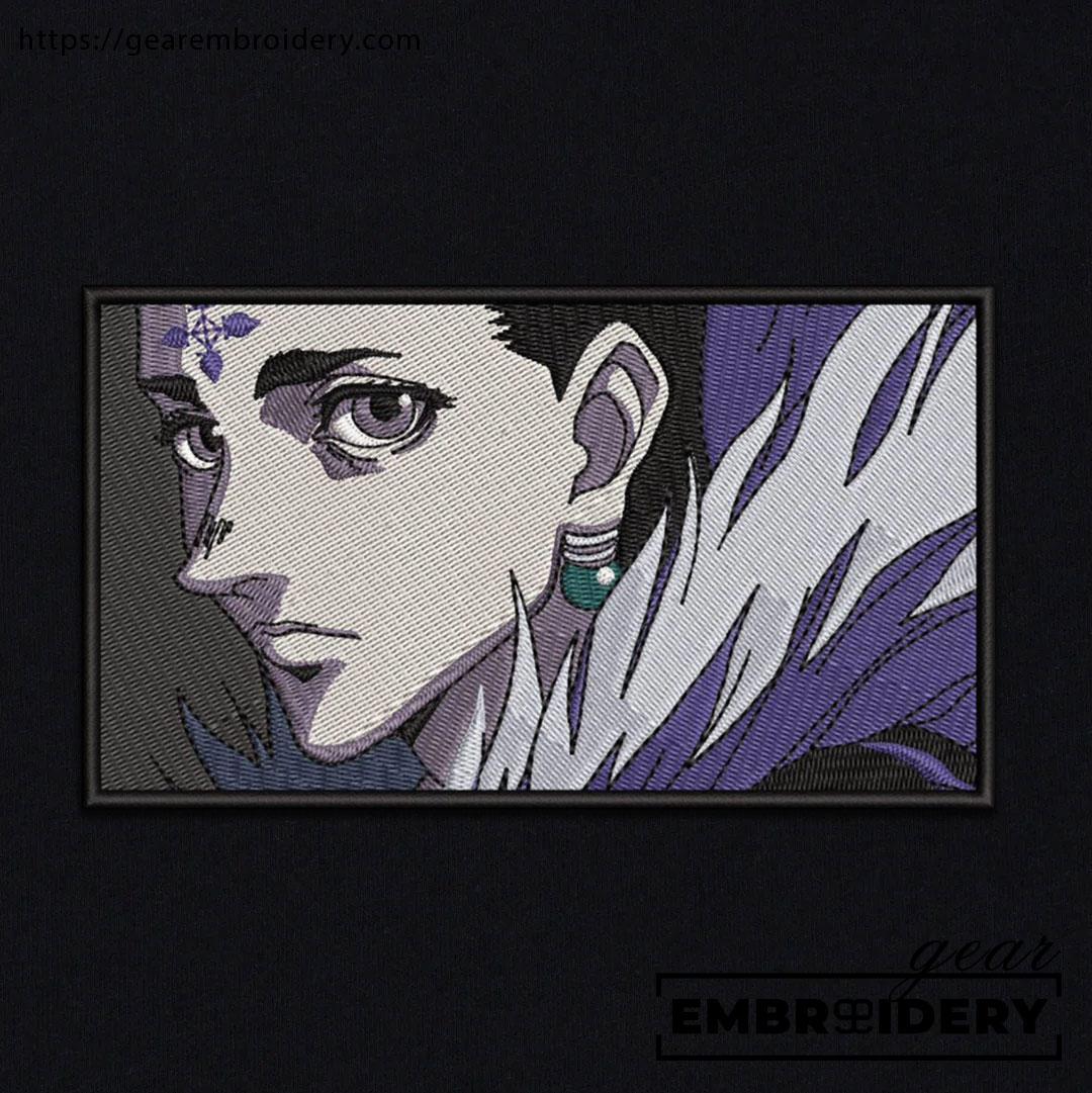 Chrollo lucifer Hunter x Hunter Anime Embroidered Design Personalized Embroidered T Shirt Sweatshirt Hoodie Clothing HXH002