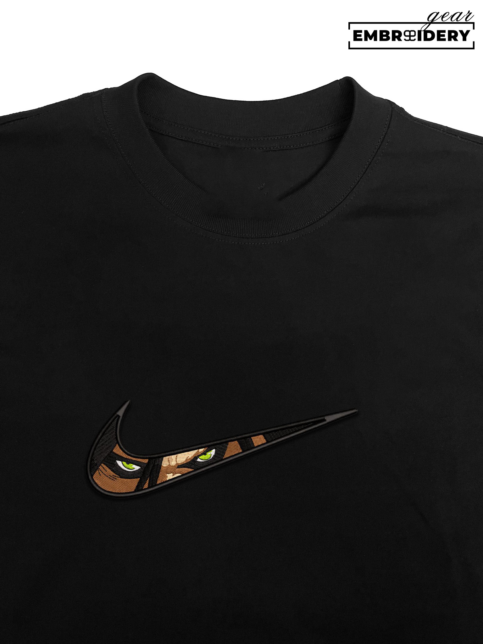 Attack titan swoosh Attack On Titan Anime Embroidered Design Personalized Embroidered T Shirt Sweatshirt Hoodie Clothing ATT009