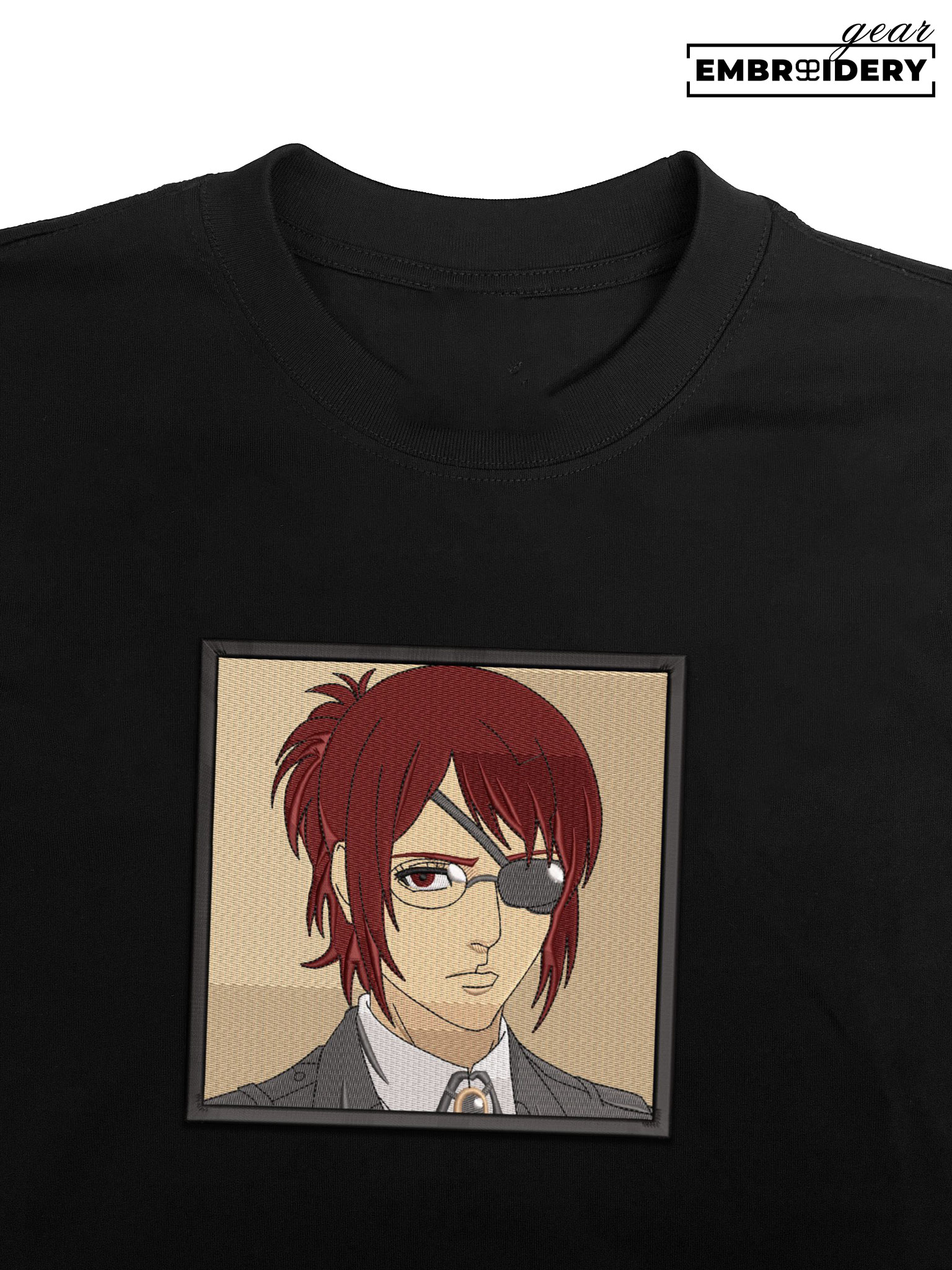 Hange zoe Attack On Titan Anime Embroidered Design Personalized Embroidered T Shirt Sweatshirt Hoodie Clothing ATT036