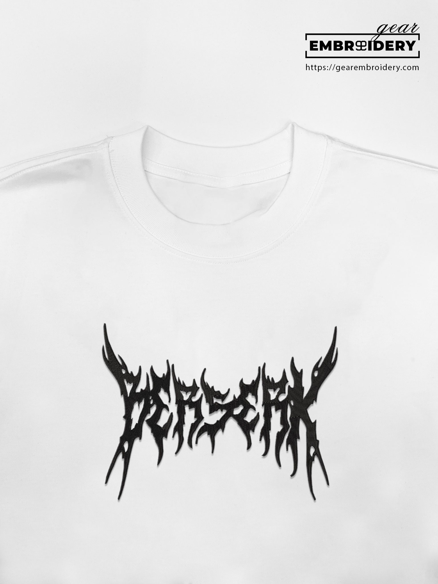 Berserk name Berserki Anime Embroidered Design Personalized Embroidered T Shirt Sweatshirt Hoodie Clothing B004