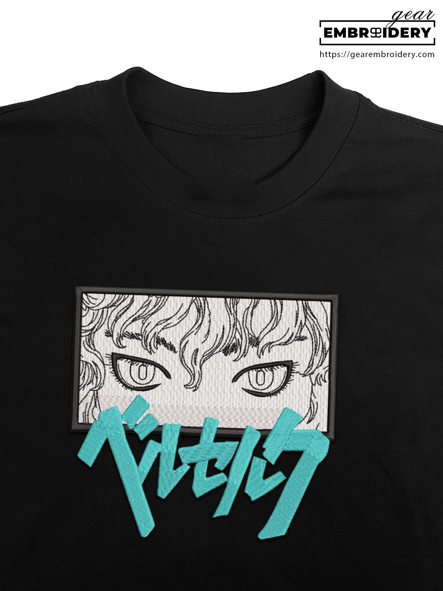 Griffith Berserki Anime Embroidered Design Personalized Embroidered T Shirt Sweatshirt Hoodie Clothing B005